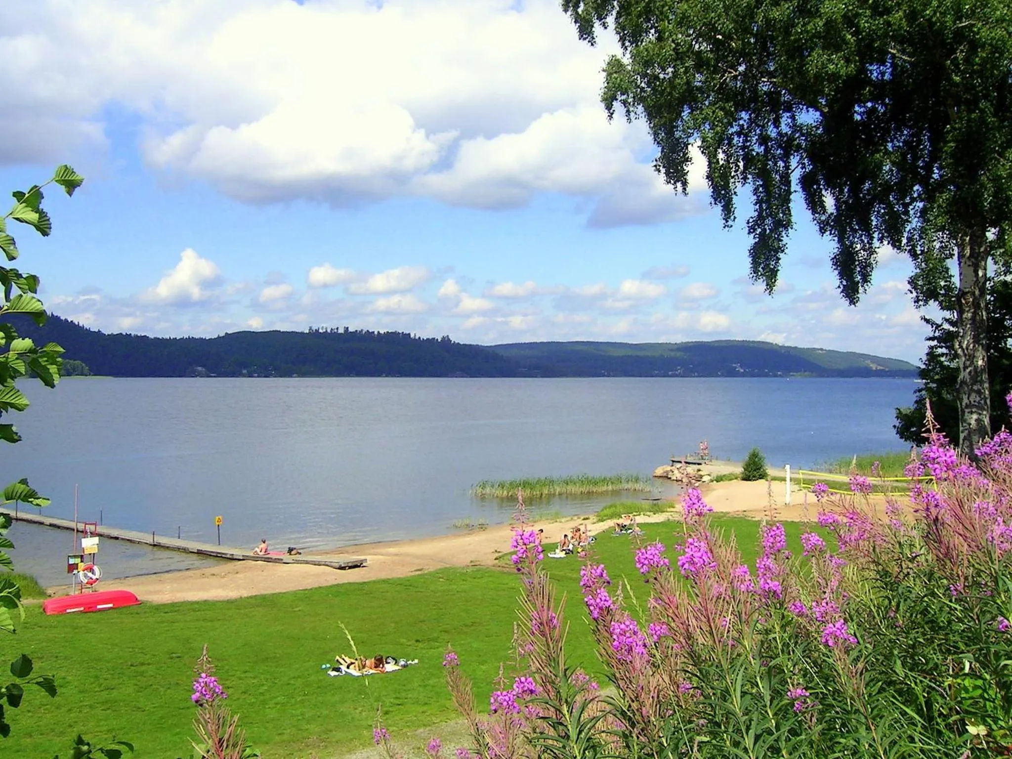 Beach in Skotteksgården Cottages