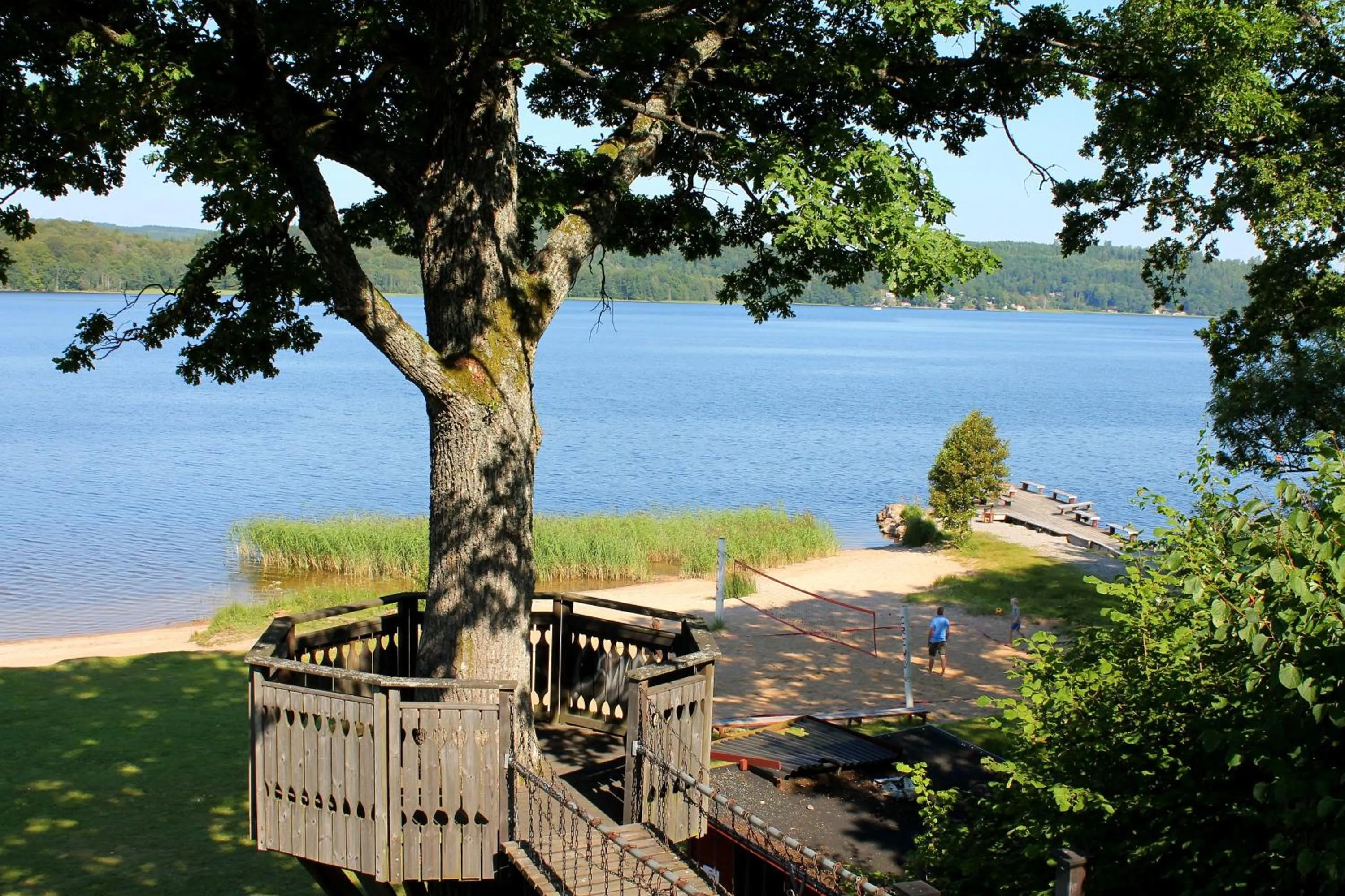 Beach in Skotteksgården Cottages