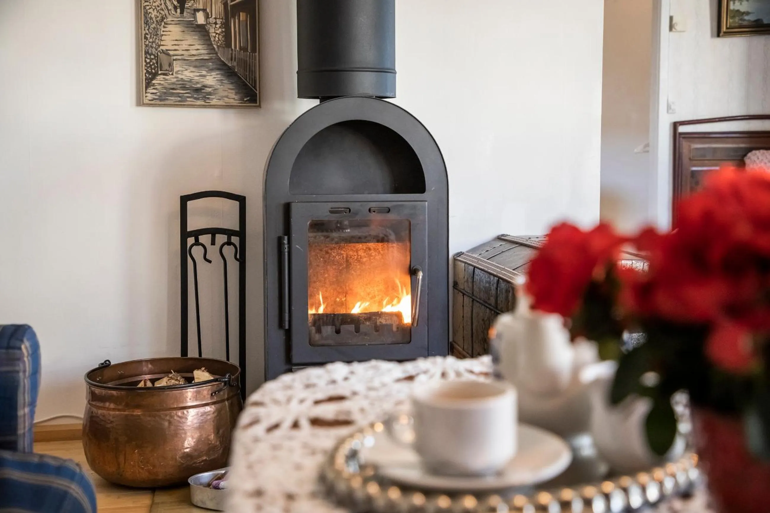 Living room in Skotteksgården Cottages