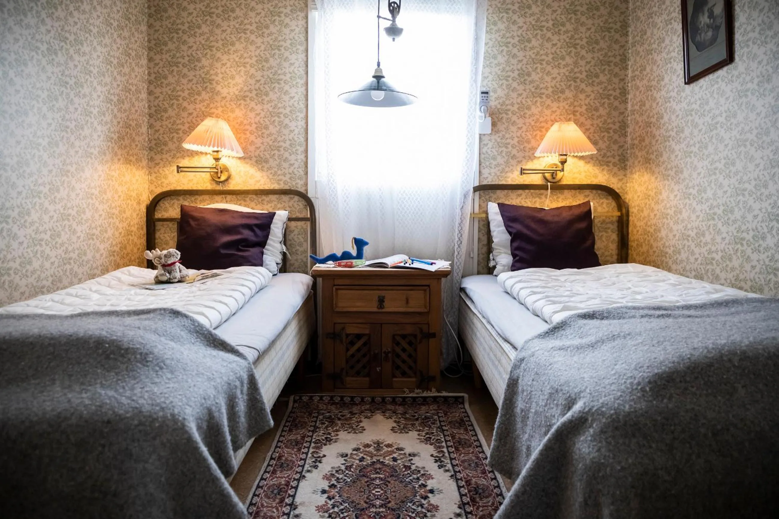 Bedroom, Bed in Skotteksgården Cottages