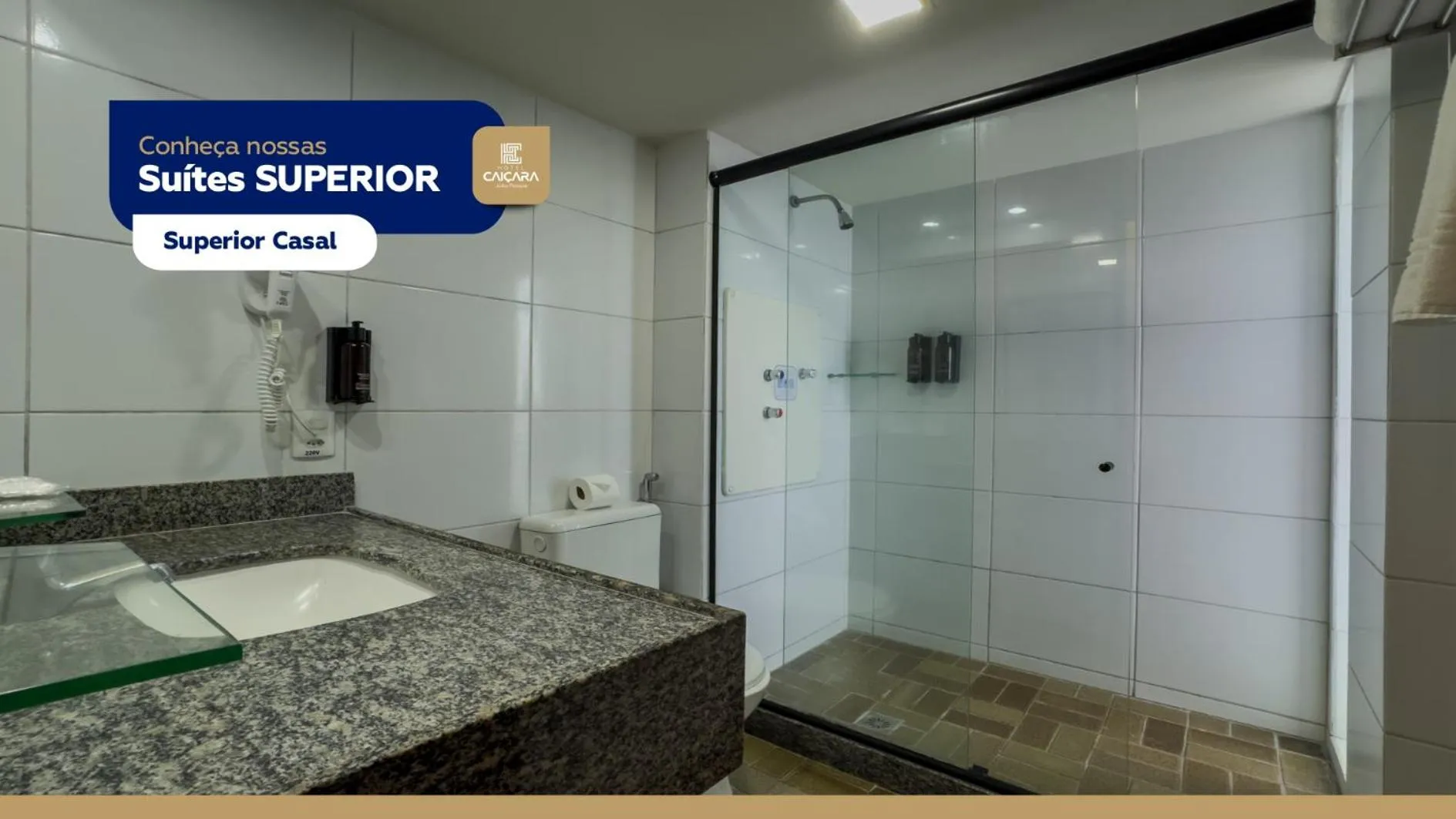 Shower in Hotel Caiçara João Pessoa