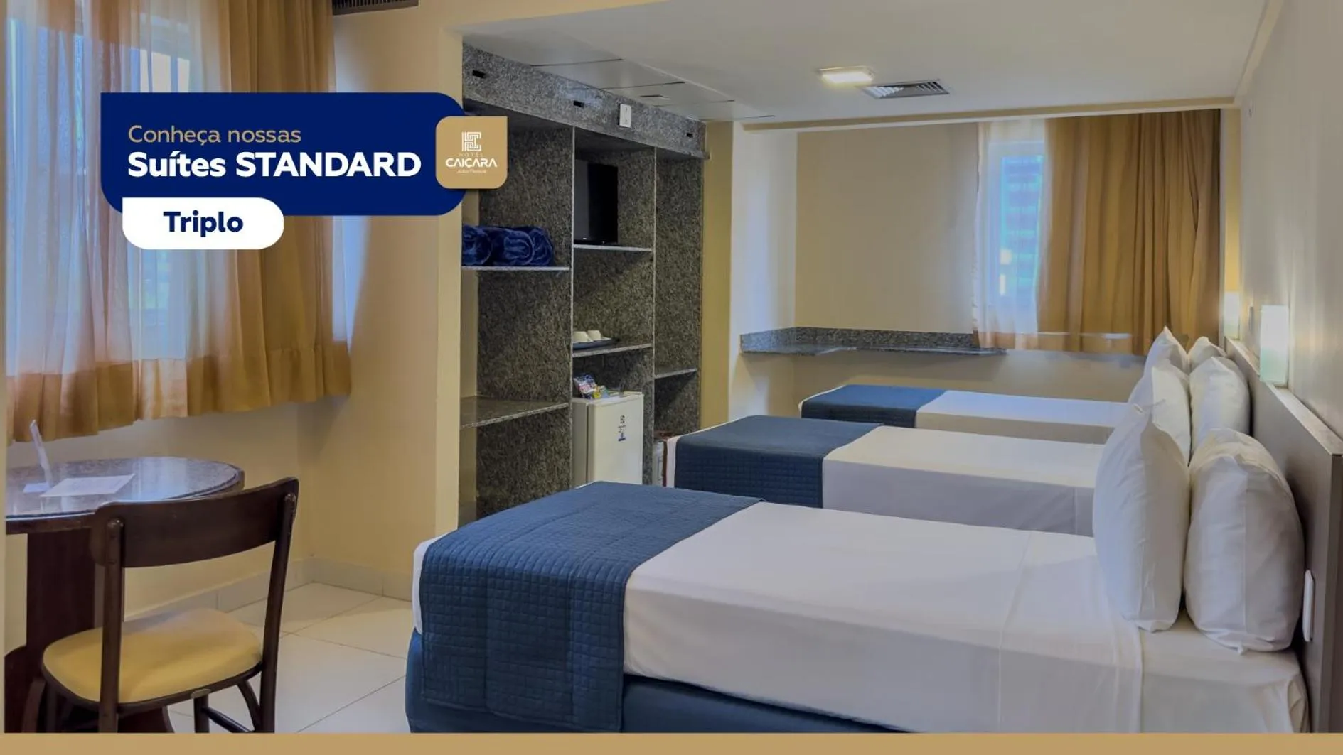 Bed in Hotel Caiçara João Pessoa