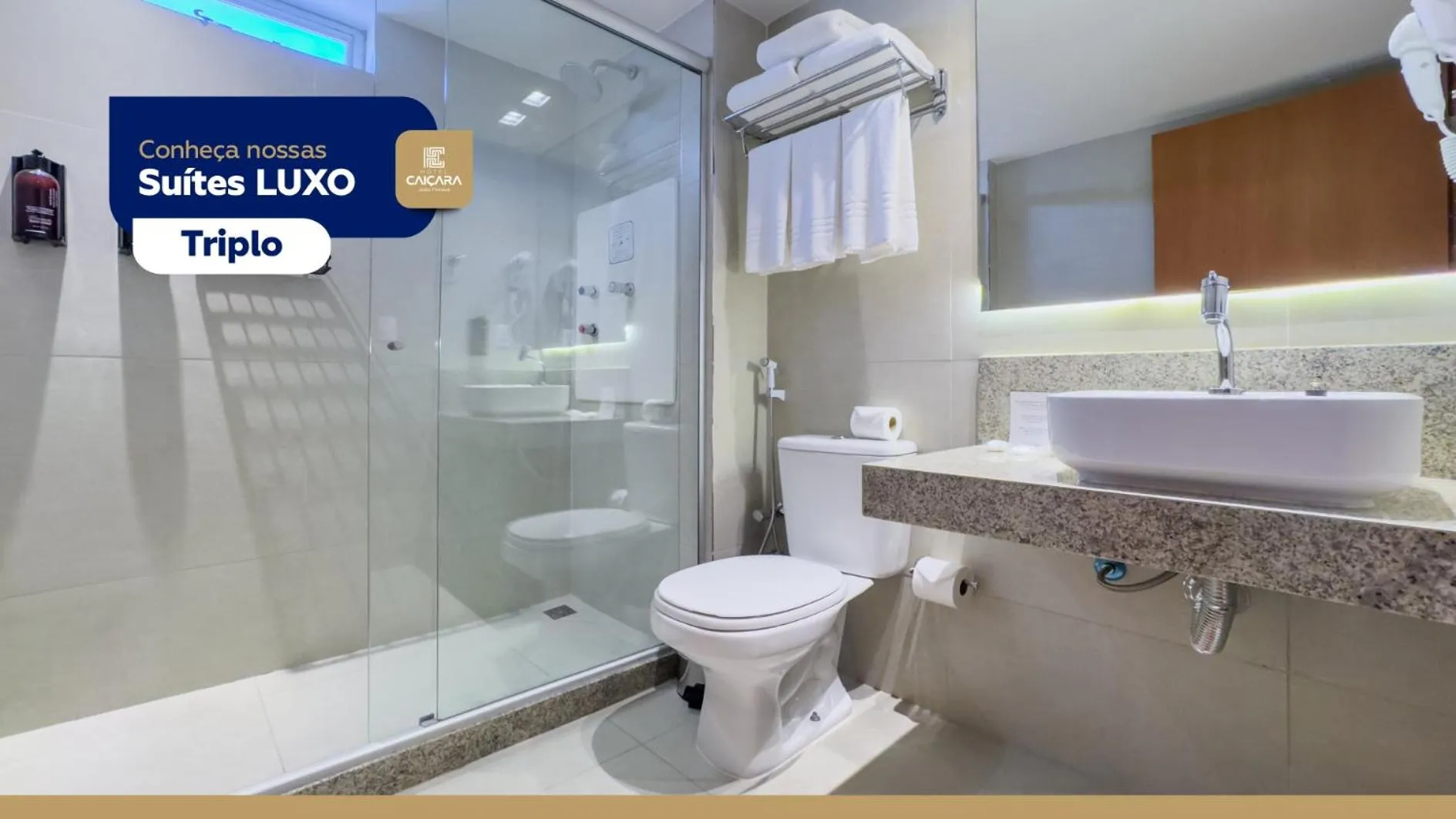 Shower in Hotel Caiçara João Pessoa