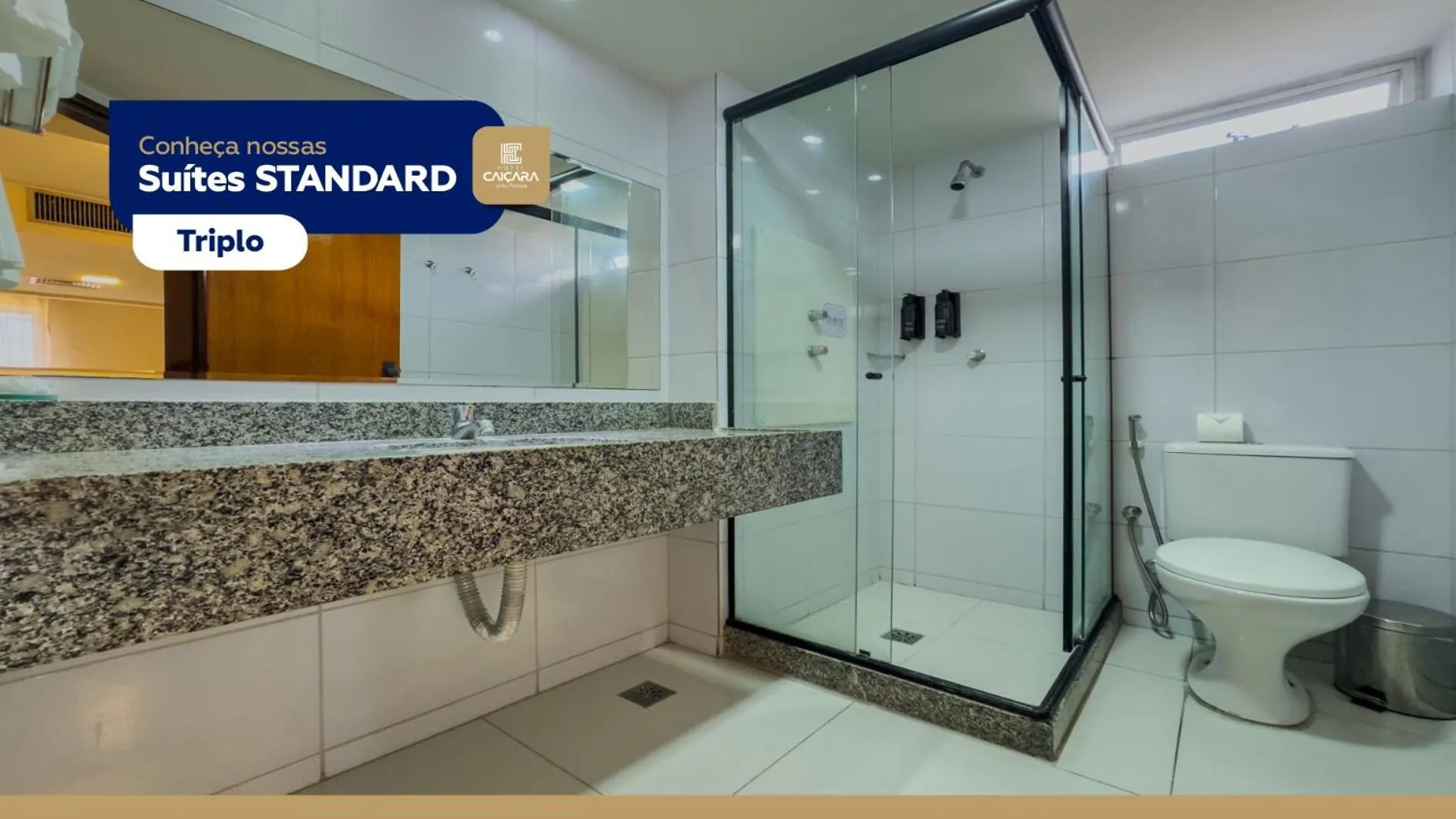 Toilet in Hotel Caiçara João Pessoa