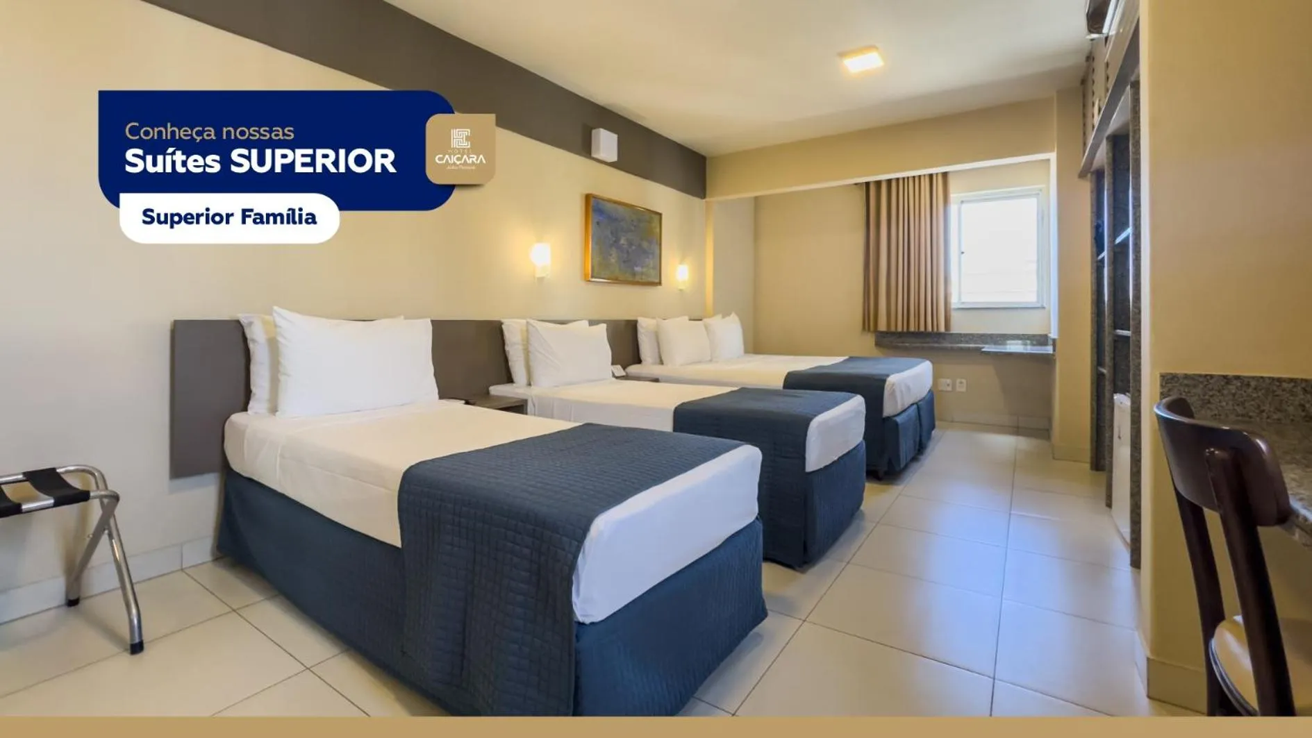 Bed in Hotel Caiçara João Pessoa