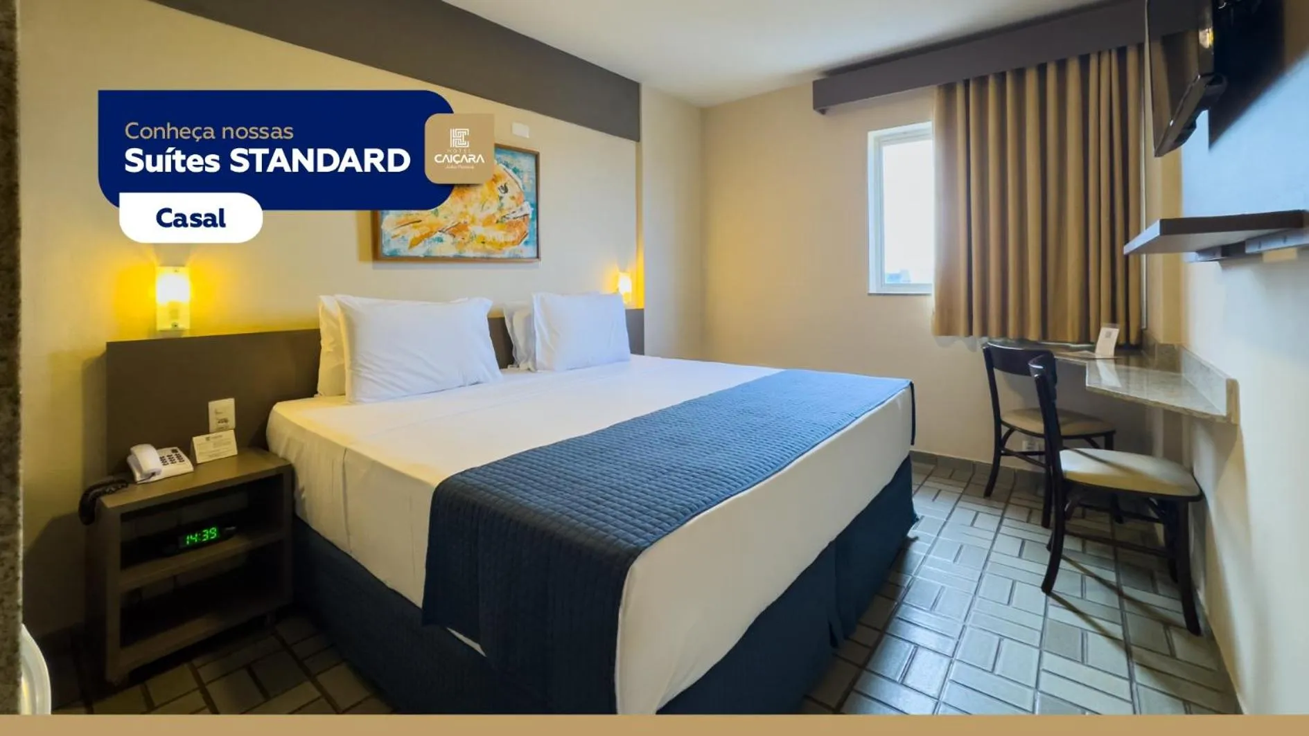 Bed in Hotel Caiçara João Pessoa