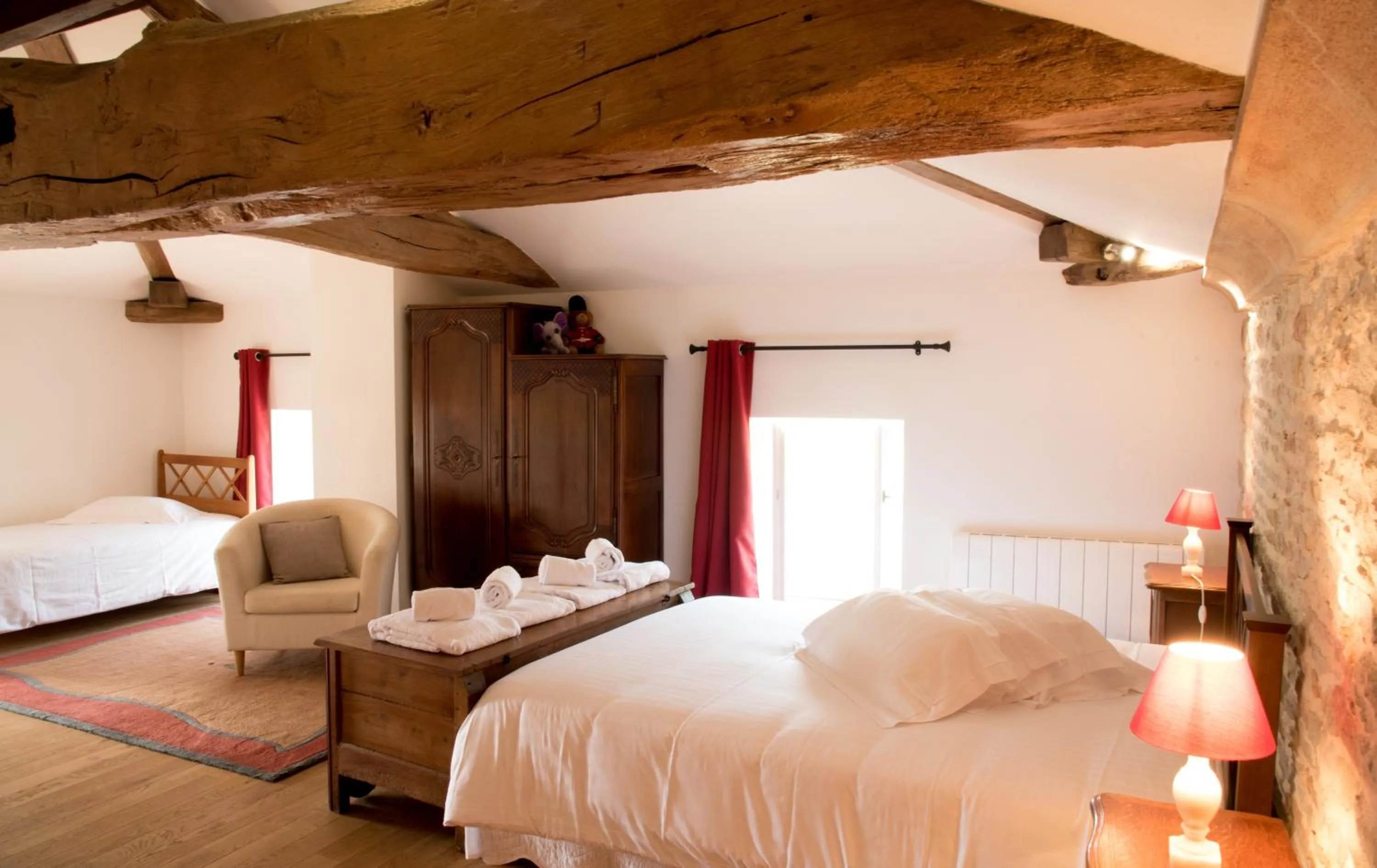 Bedroom, Bed in Le Logis D'Azé