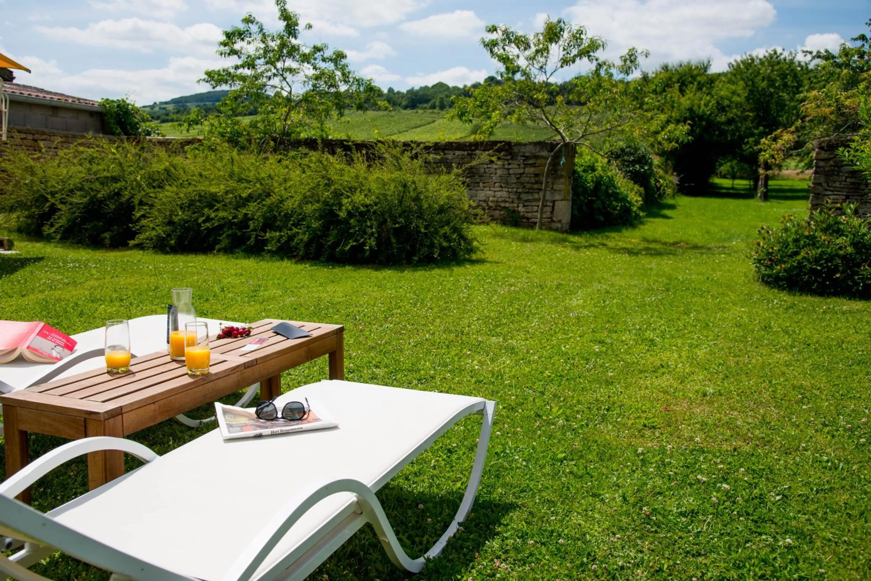 Natural landscape in Le Logis D'Azé