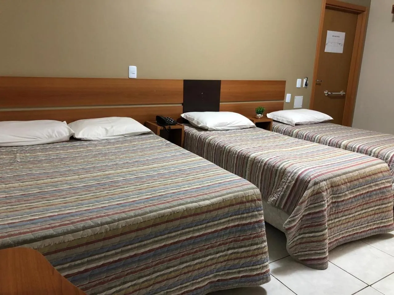 Bed in Tri Hotel Centro Chapecó