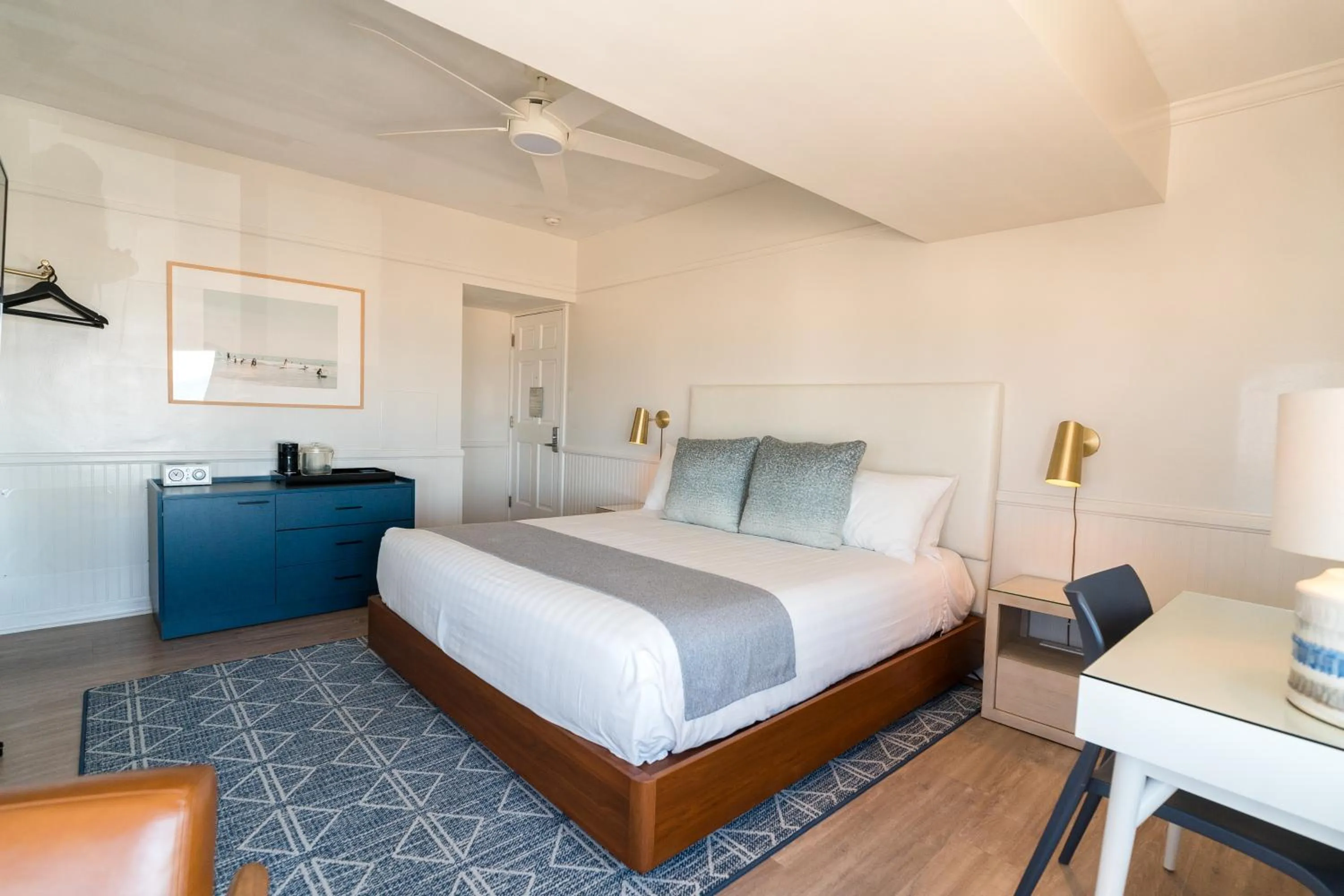 Bed in Newport Beach Hotel