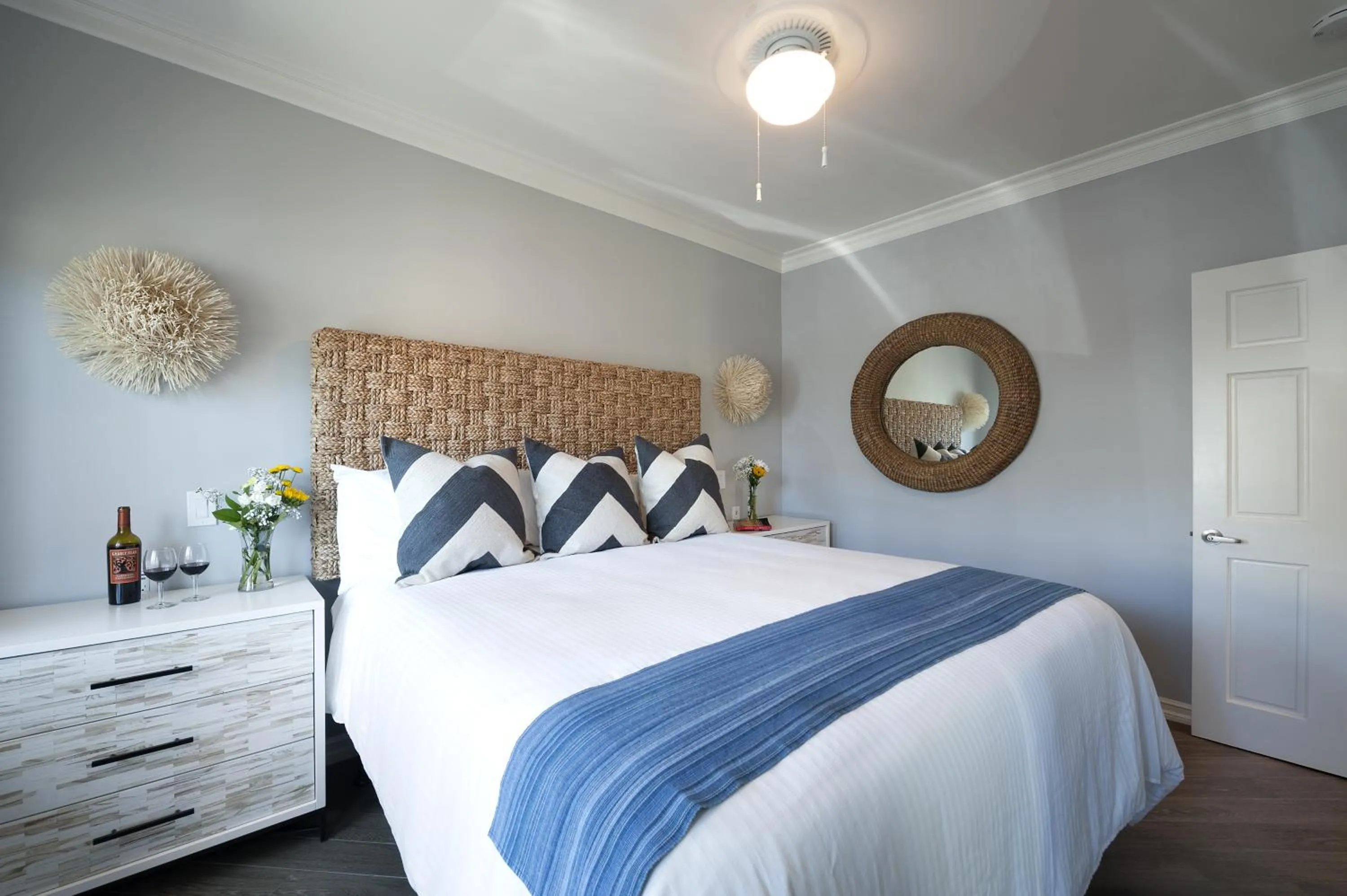 Bed in Newport Beach Hotel