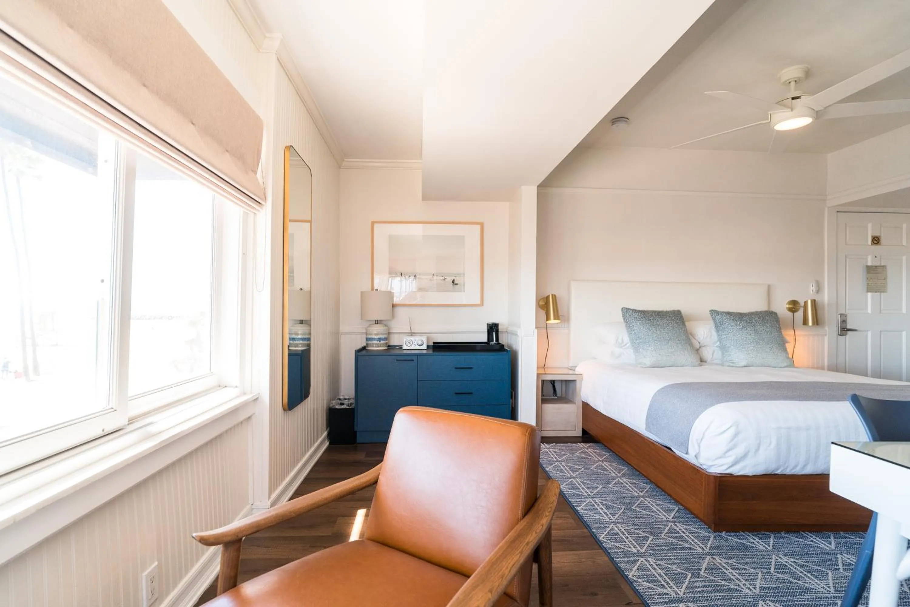 Bed in Newport Beach Hotel