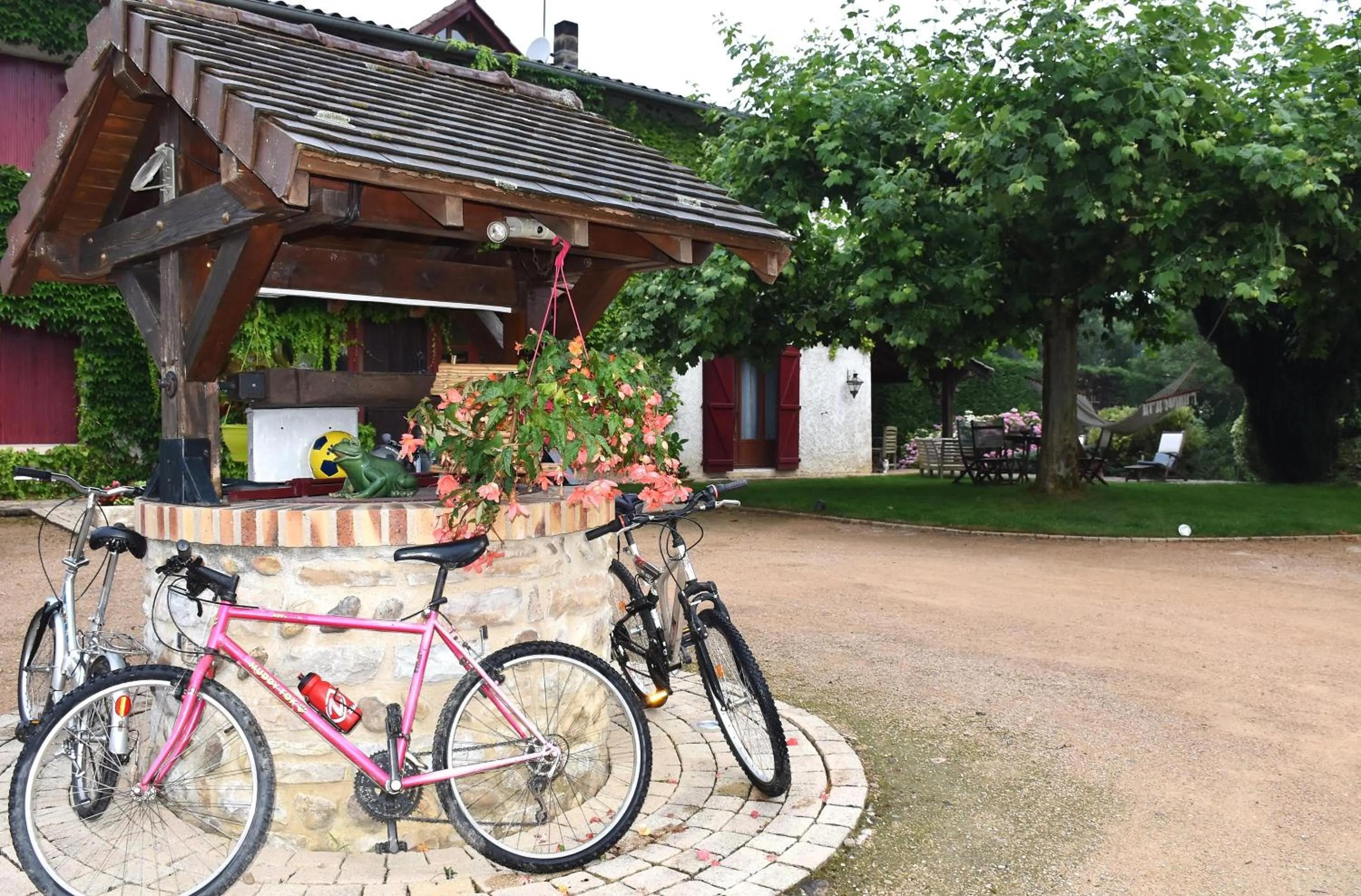 On site in La mare aux canards