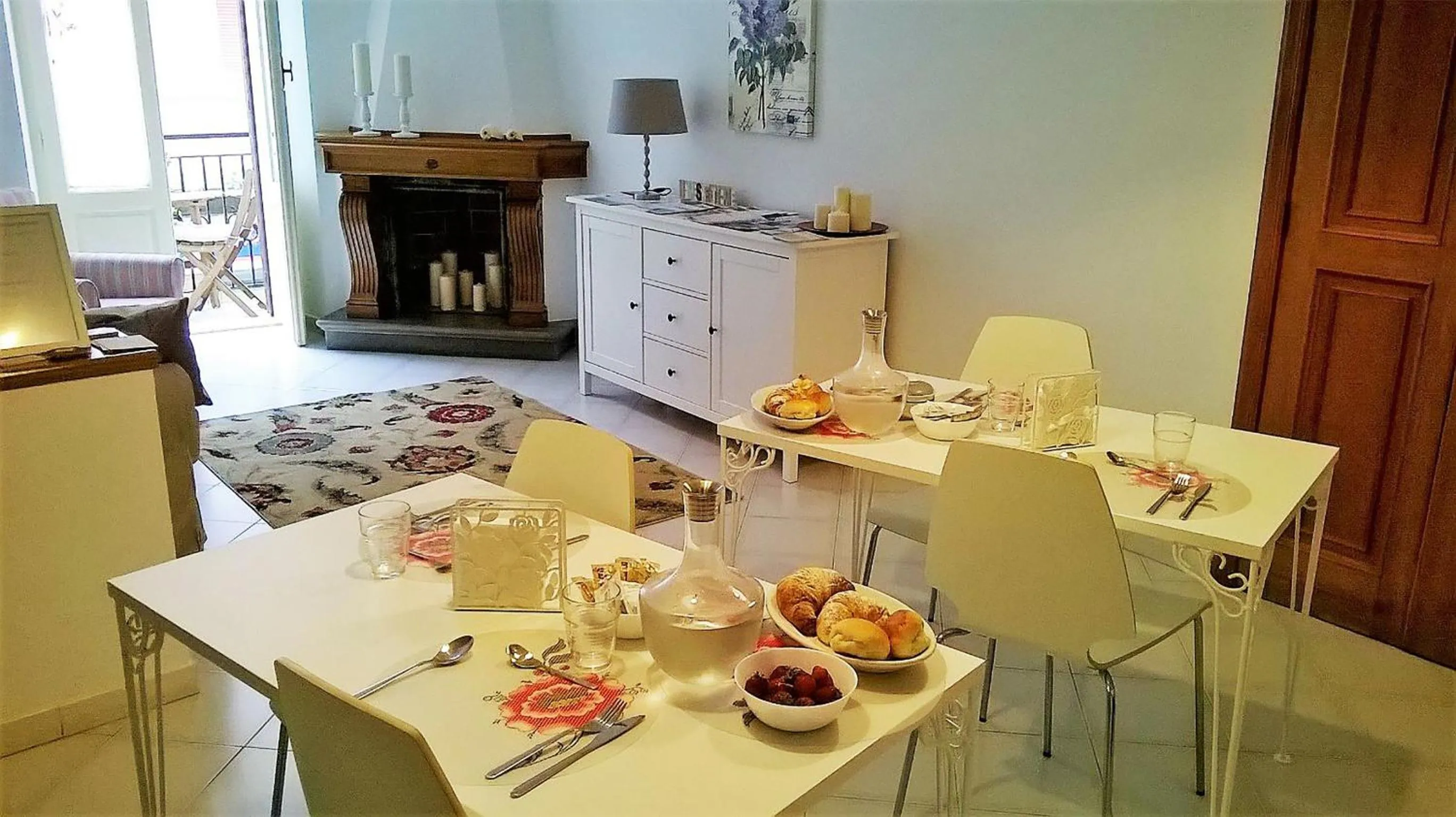 Food and drinks in A Casa di Anna