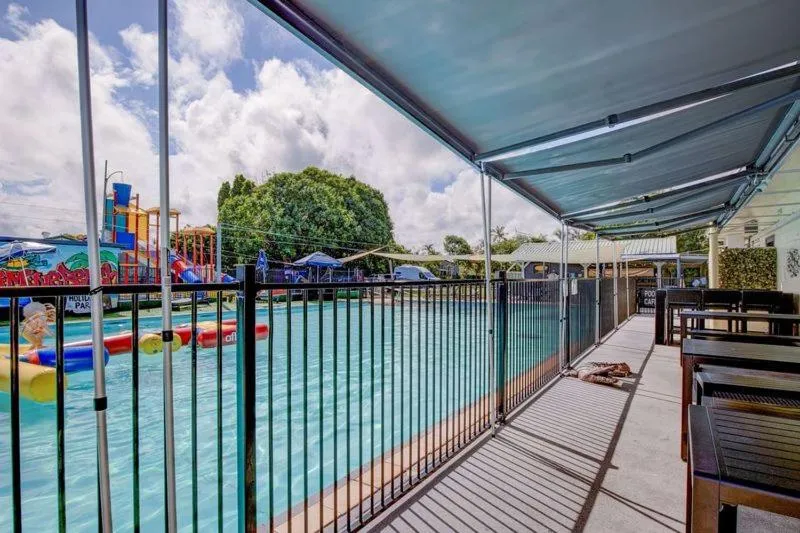 Aqua park in Kurrimine Beach Holiday Park