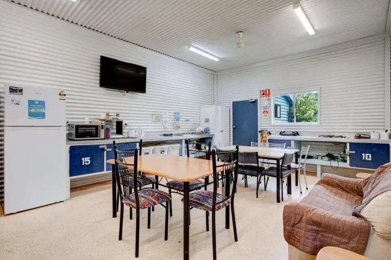 Communal kitchen in Kurrimine Beach Holiday Park