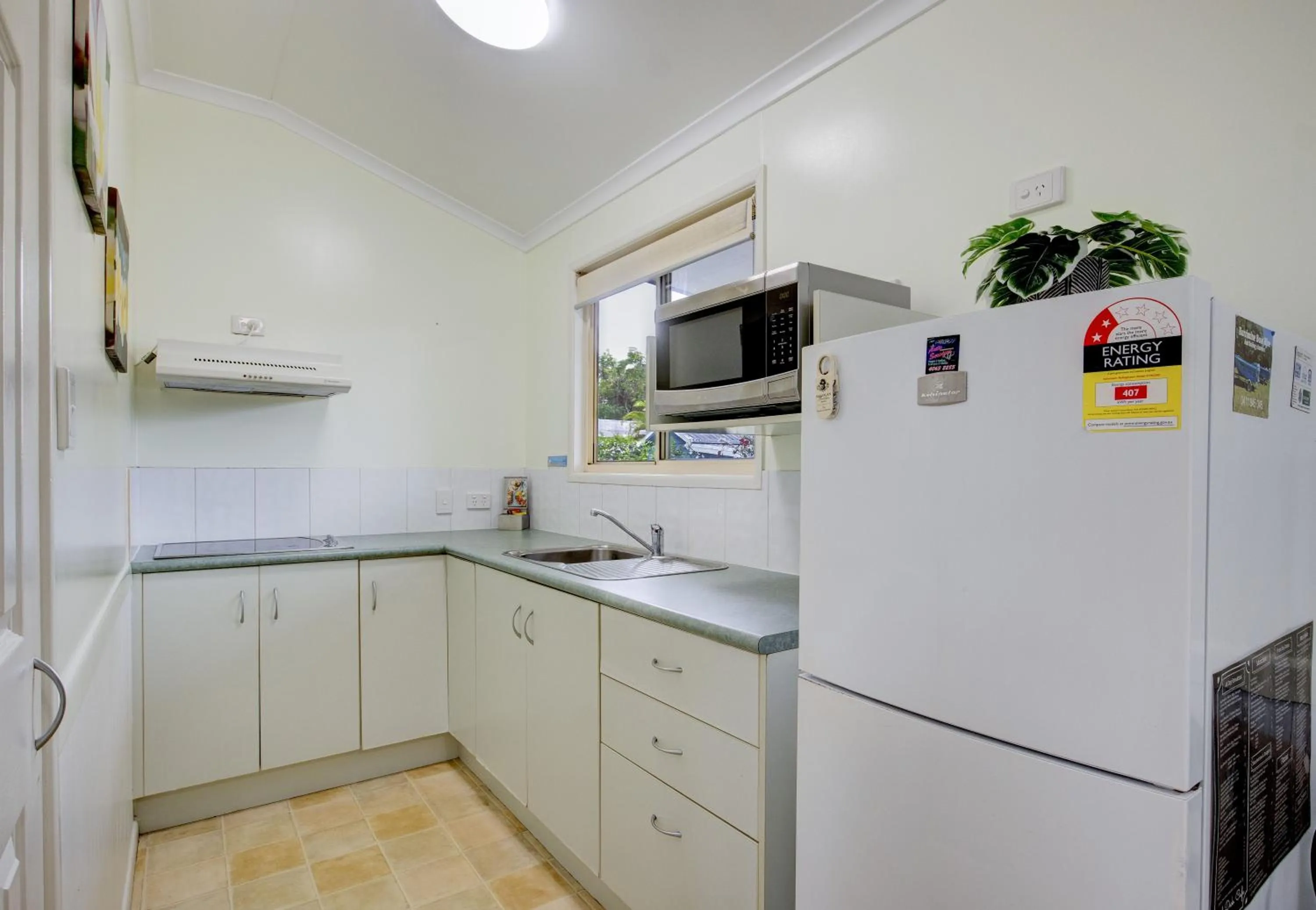 kitchen in Kurrimine Beach Holiday Park
