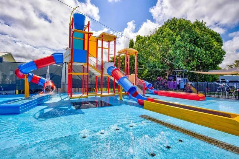 Aqua park in Kurrimine Beach Holiday Park