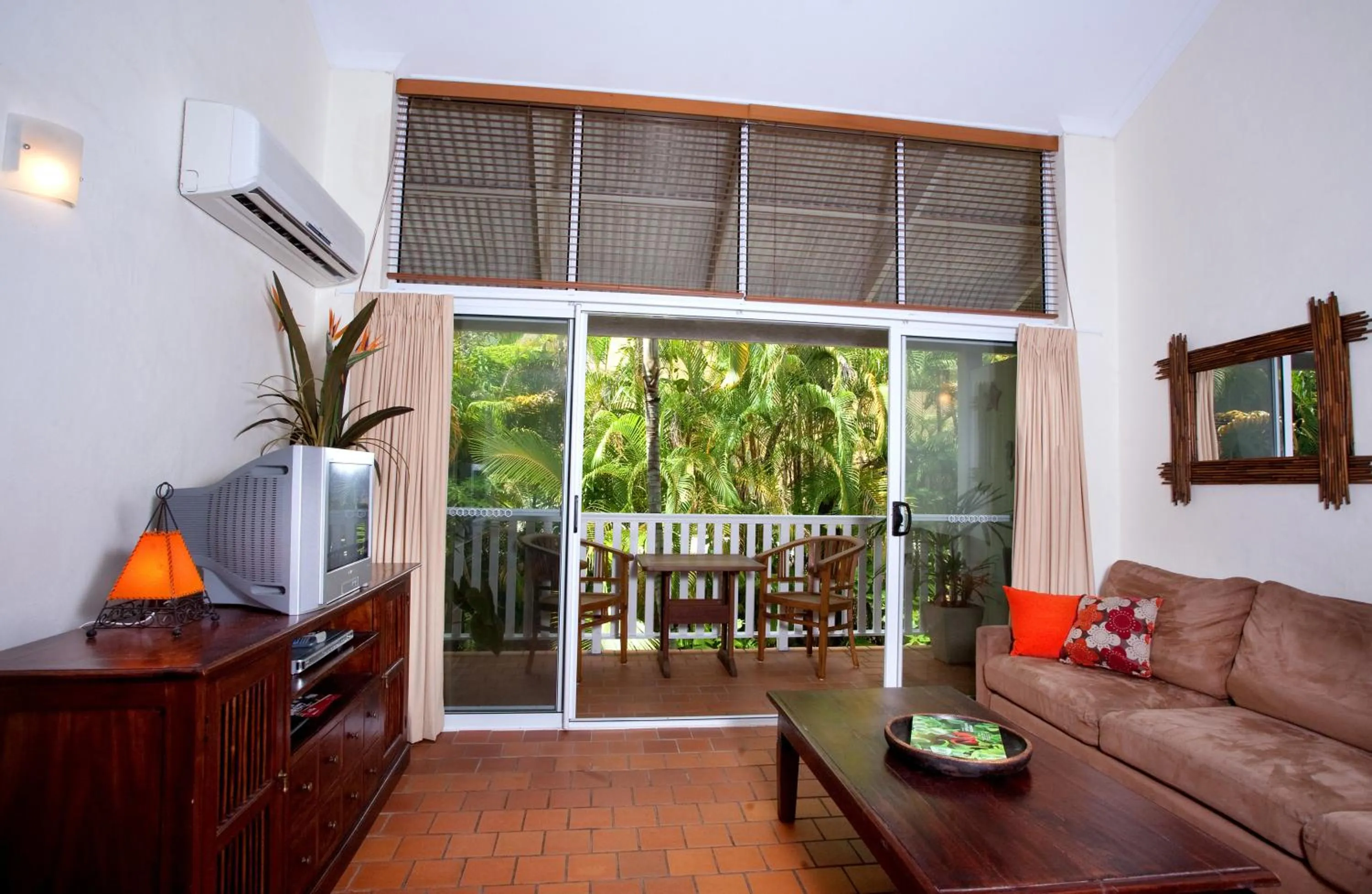 Living room in Coral Sea Villas