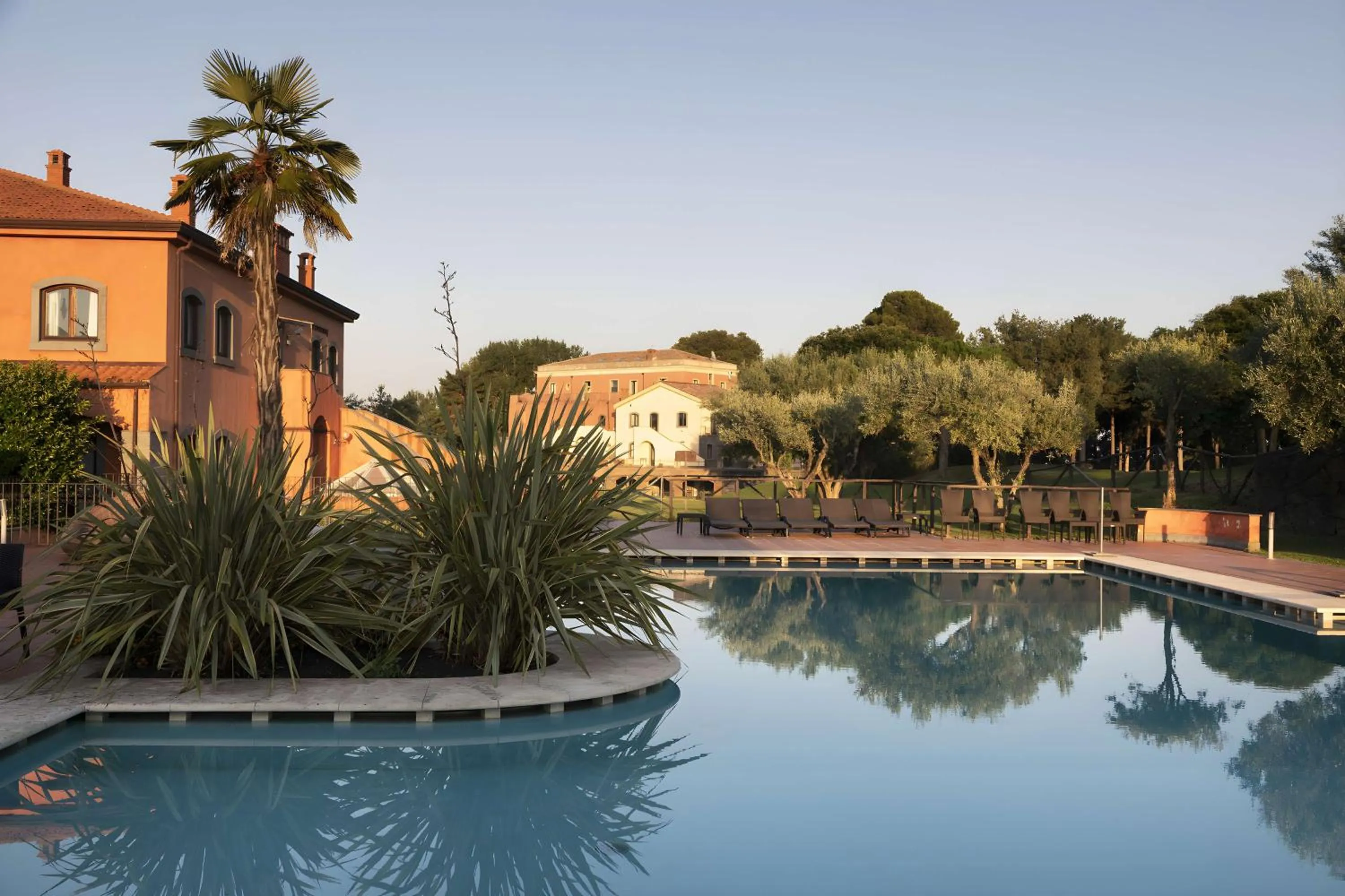 Pool view in Picciolo Etna Golf Resort & Spa, Curio Collection by Hilton