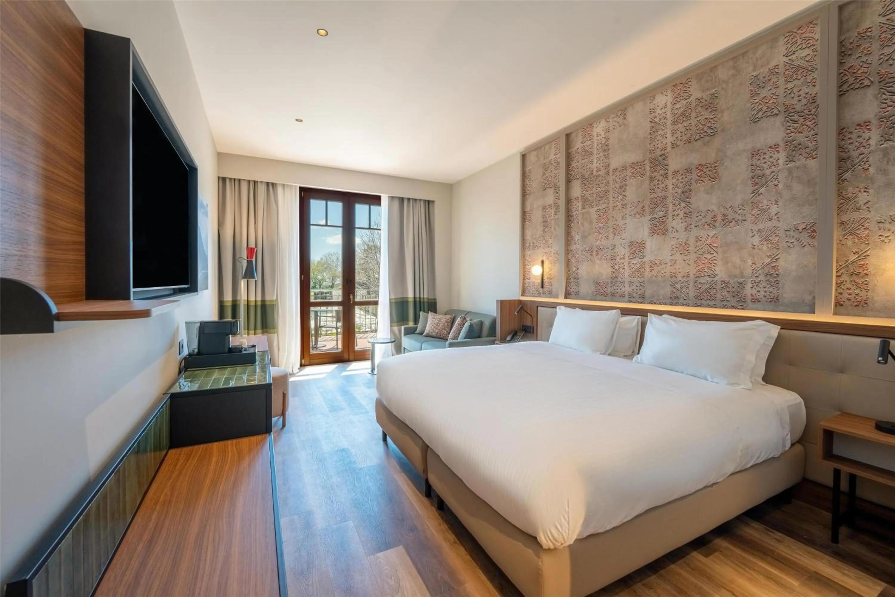 Bed in Picciolo Etna Golf Resort & Spa, Curio Collection by Hilton