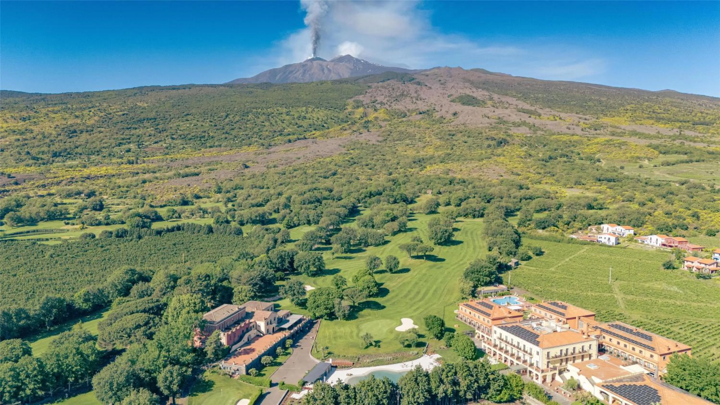Property building in Picciolo Etna Golf Resort & Spa, Curio Collection by Hilton
