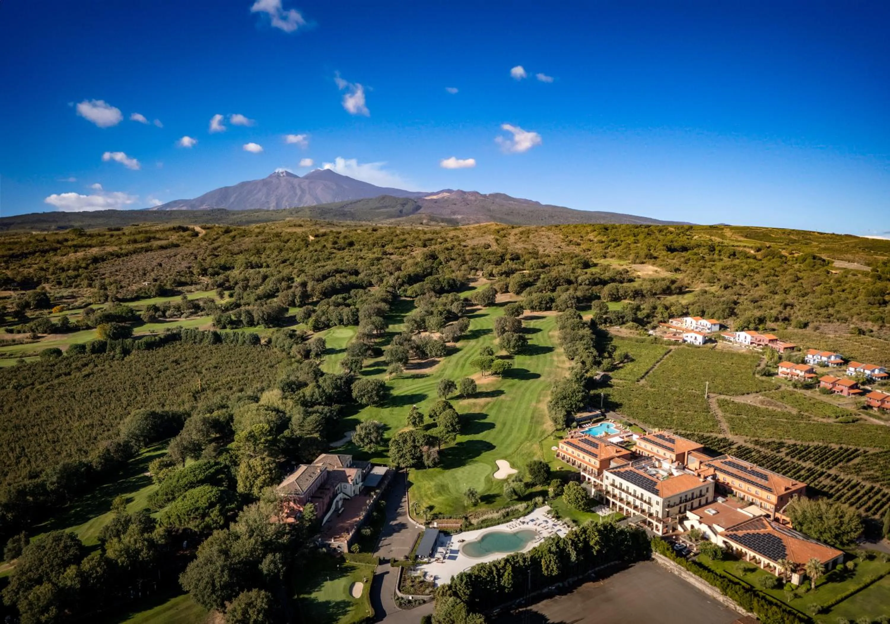 Bird's eye view in Picciolo Etna Golf Resort & Spa, Curio Collection by Hilton