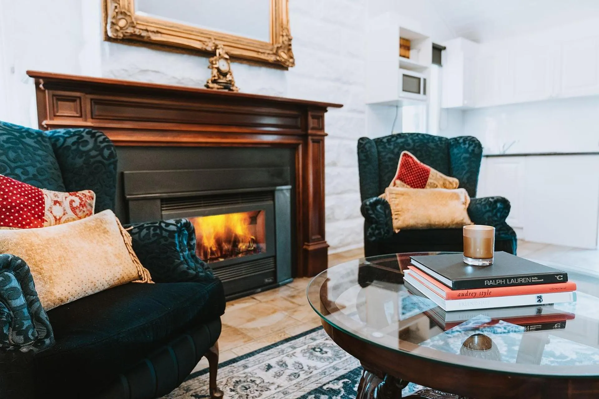 Seating area in A Loft In The Mill Boutique Accommodation