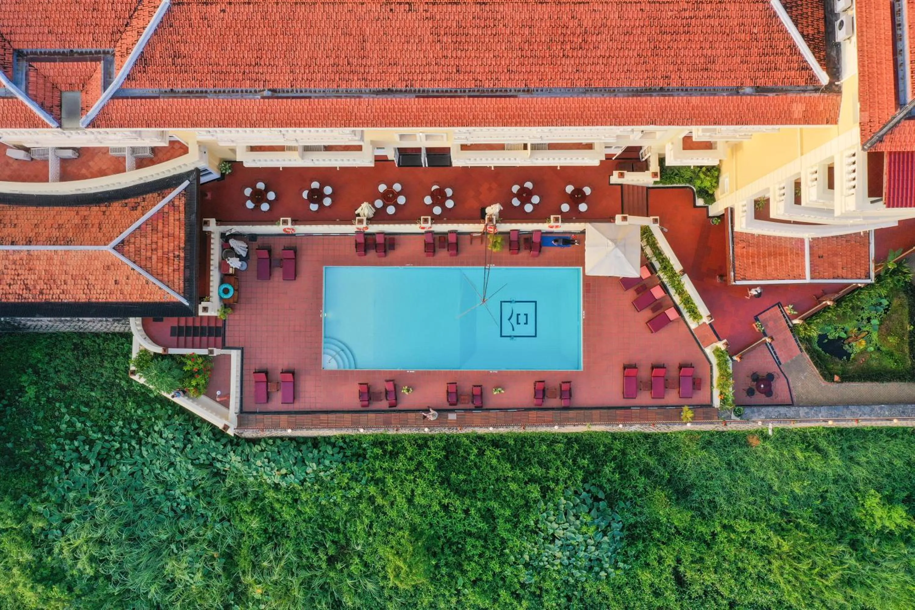 Swimming pool in Victoria Chau Doc Hotel