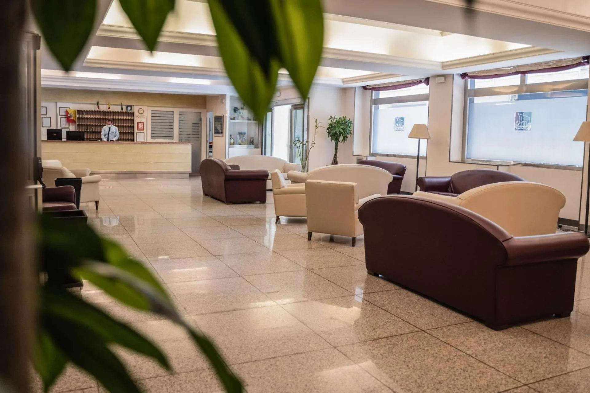 Lobby or reception in Hotel Mediterraneo