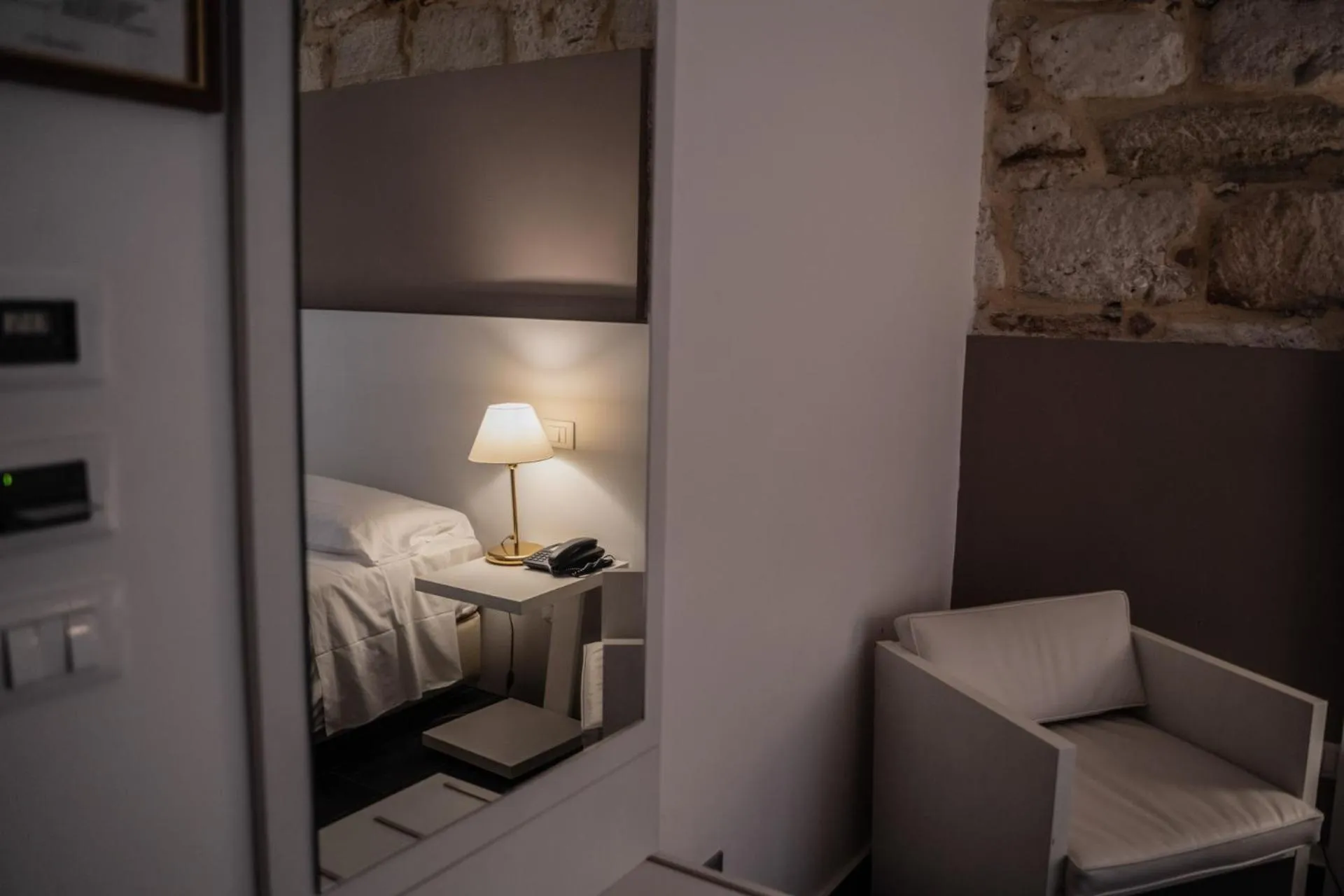 Bed in Hotel Mediterraneo