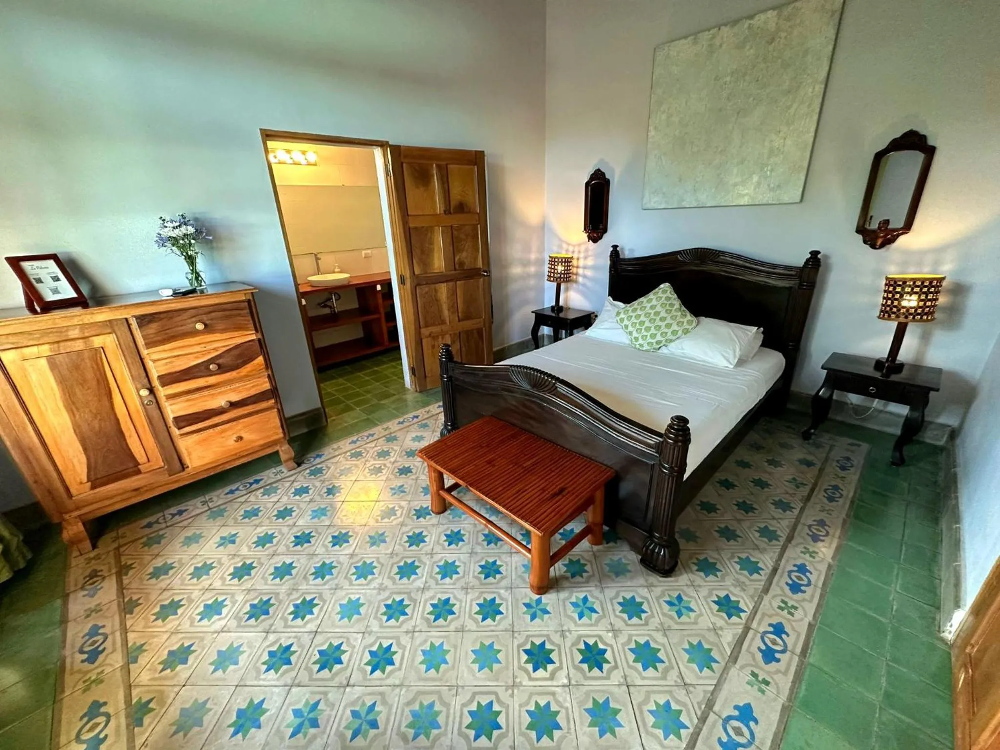 Bed in Hotel La Polvora