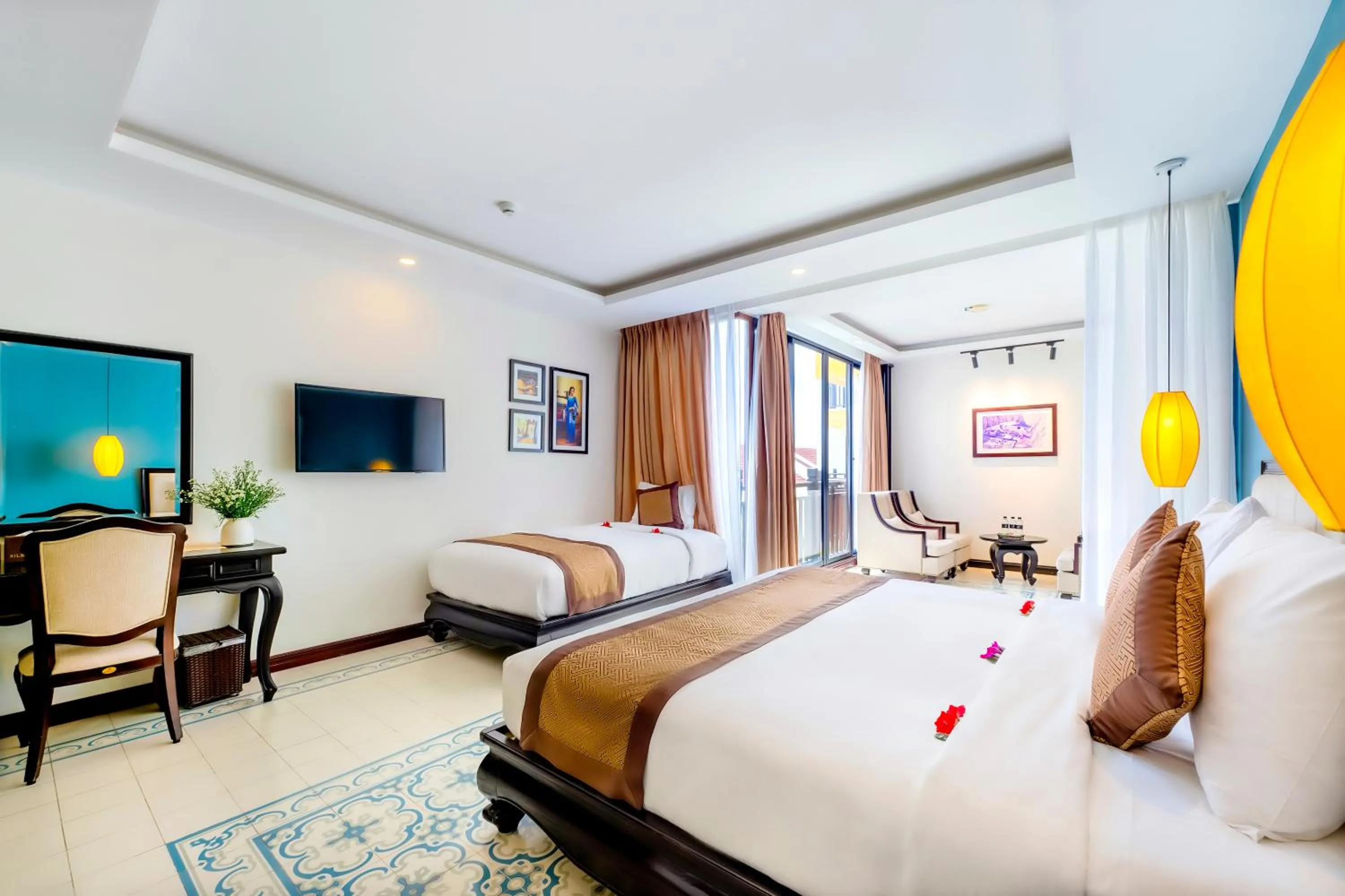 Bedroom, Bed in Silkotel Hoi An