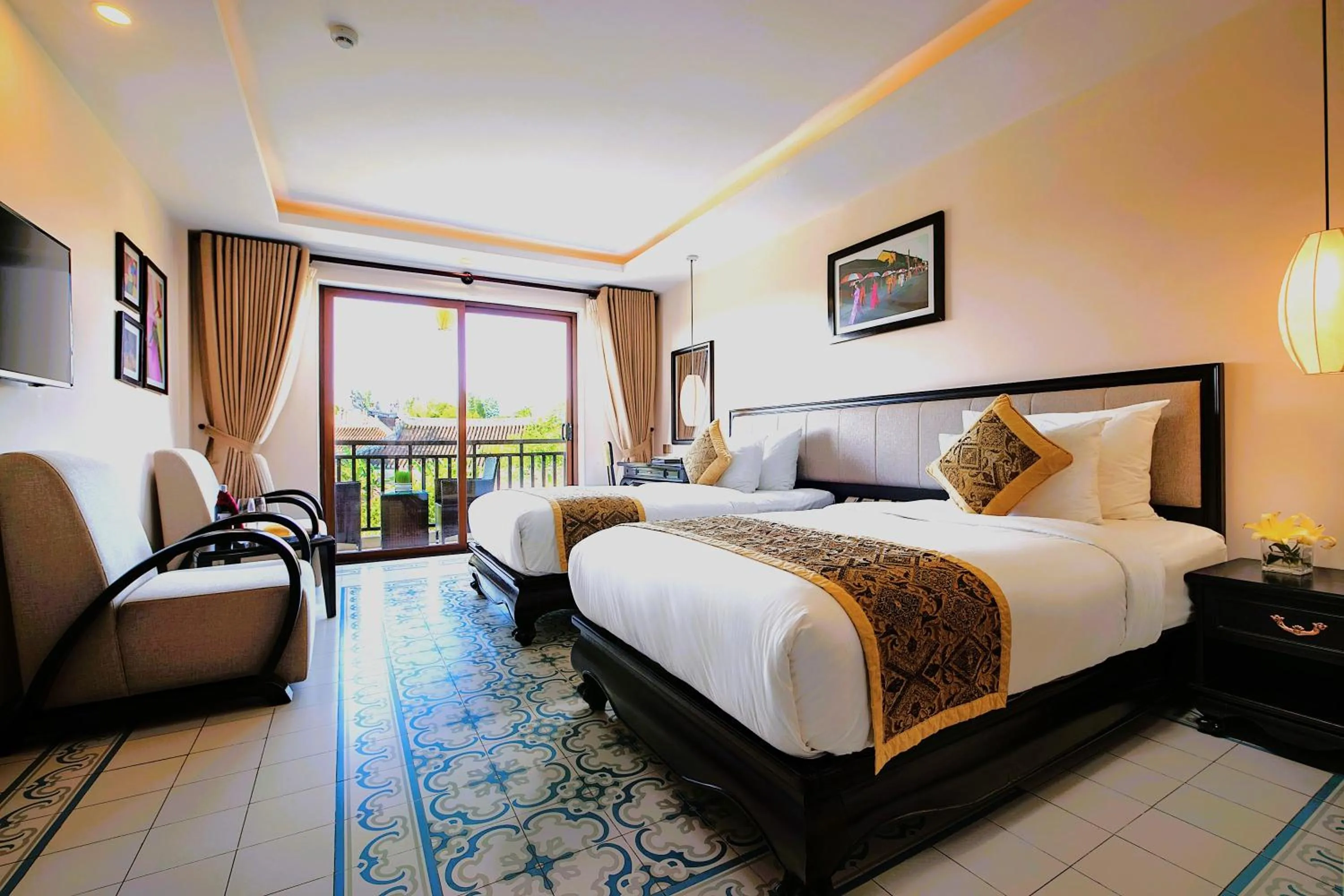 Bedroom, Bed in Silkotel Hoi An