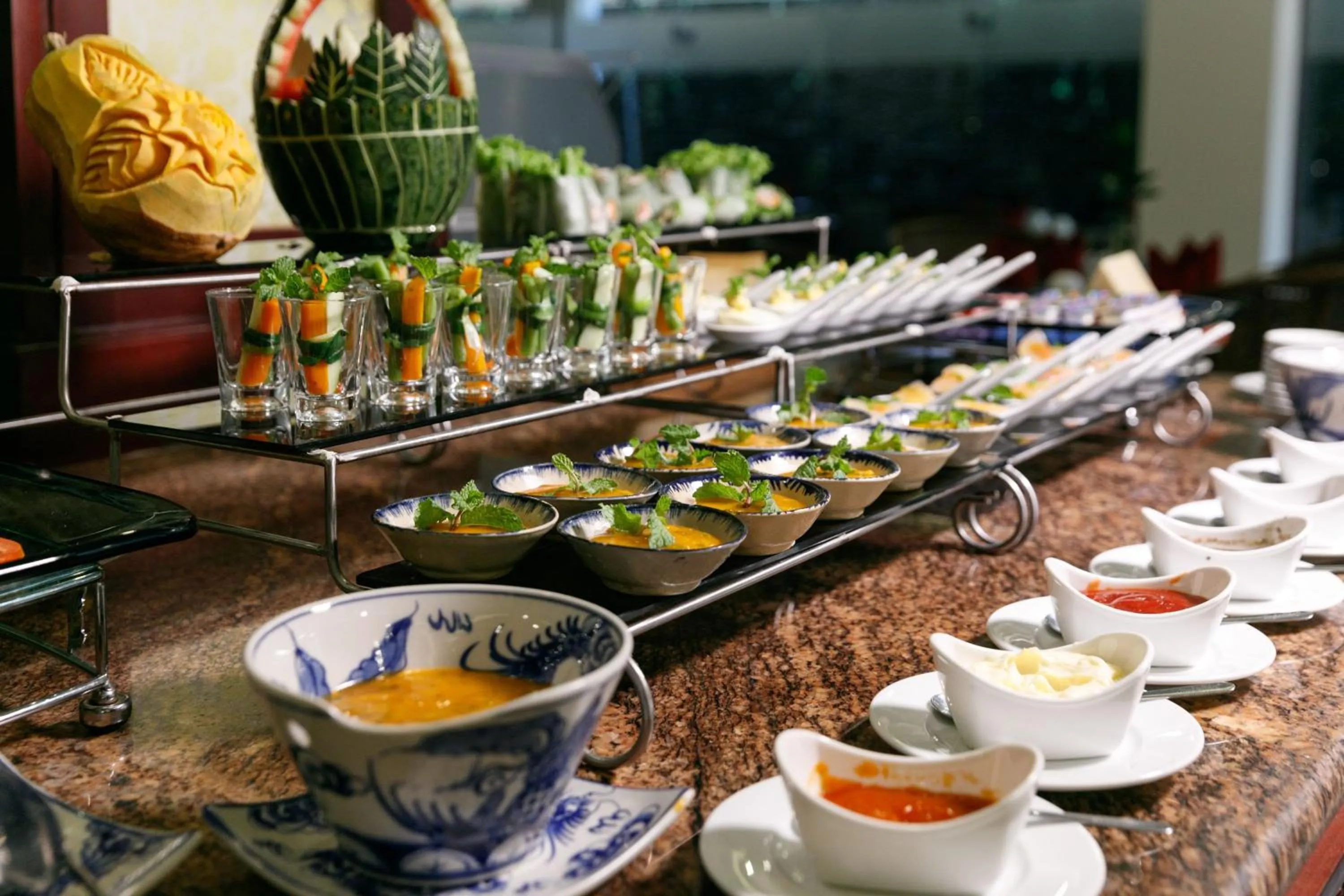 Buffet breakfast in Silkotel Hoi An