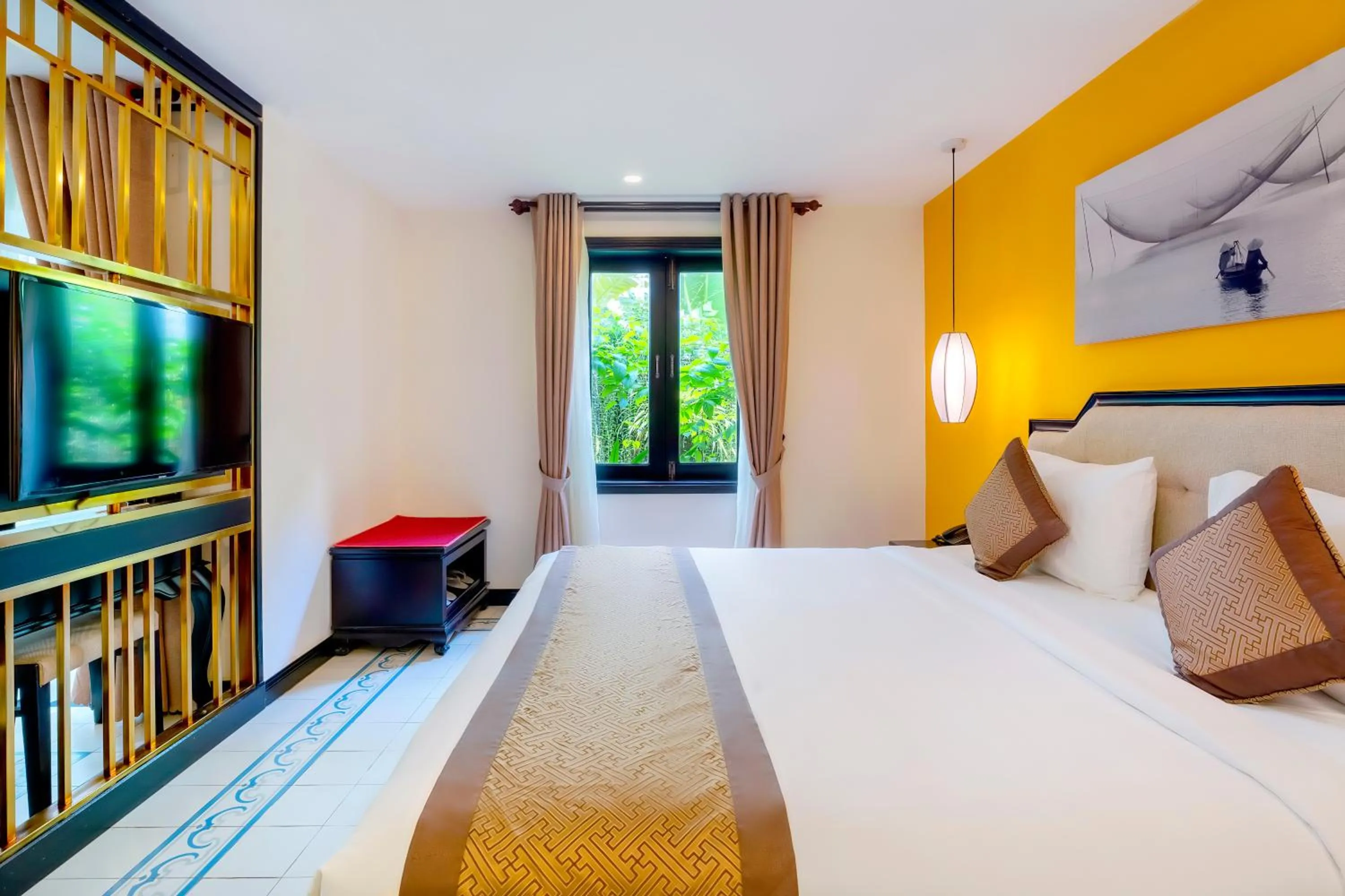 Bedroom, Bed in Silkotel Hoi An