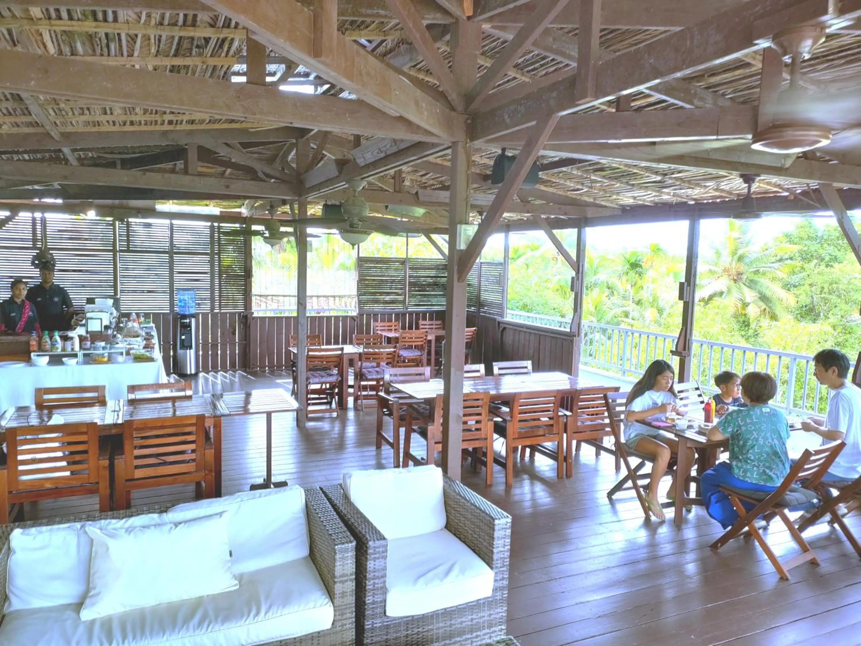 Buffet breakfast in Garden Palace Downtown Koror