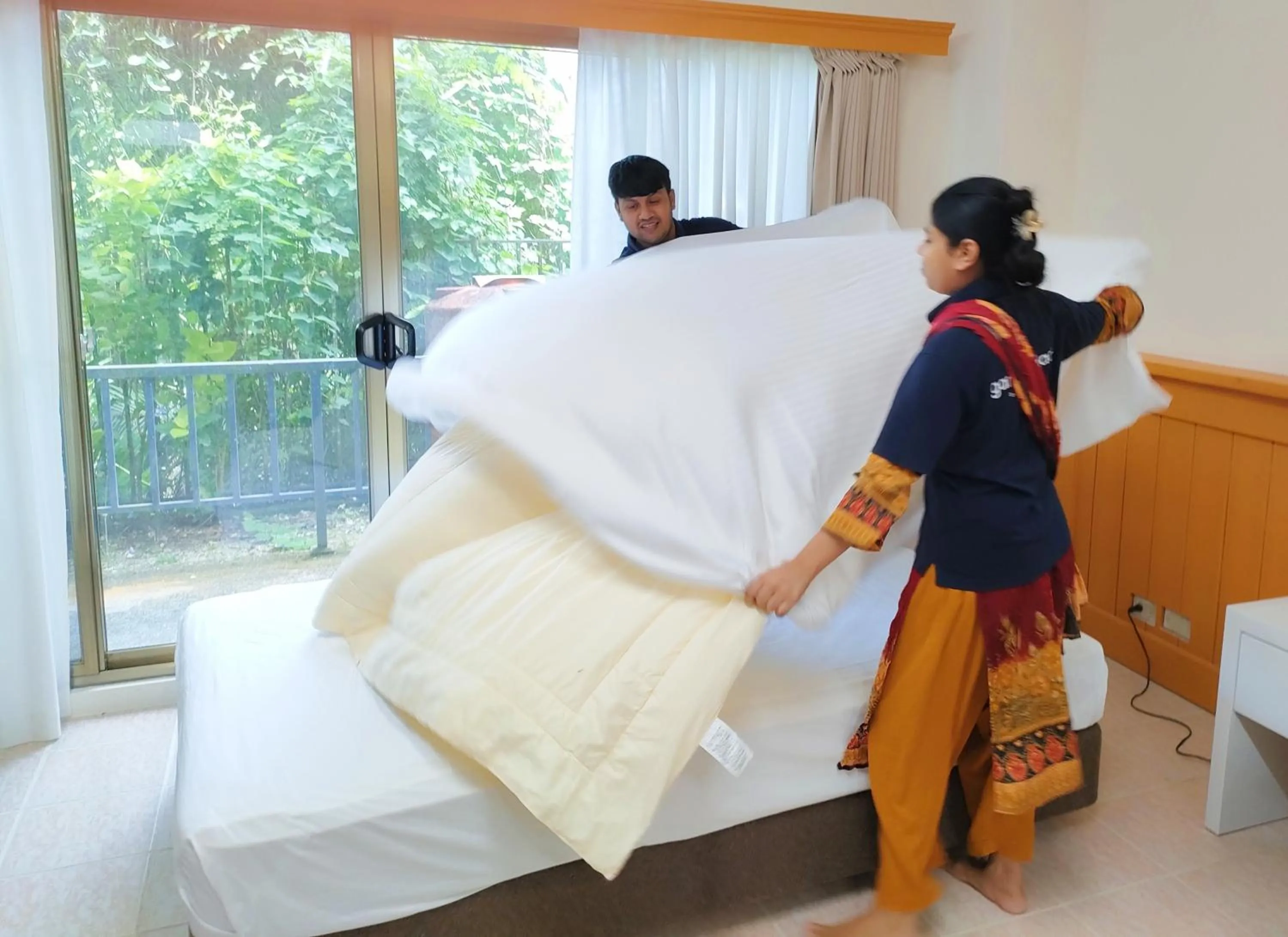 Bed in Garden Palace Downtown Koror