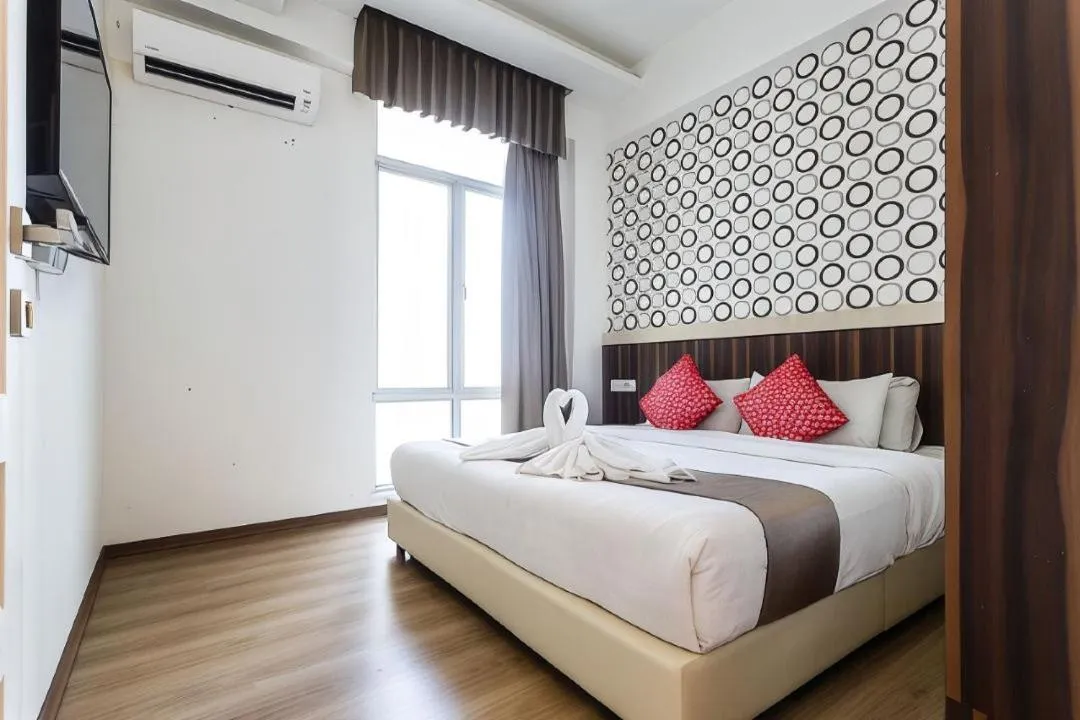 Bedroom, Bed in THE REED HOTEL MELAKA formerly known as E-Red Hotel Melaka