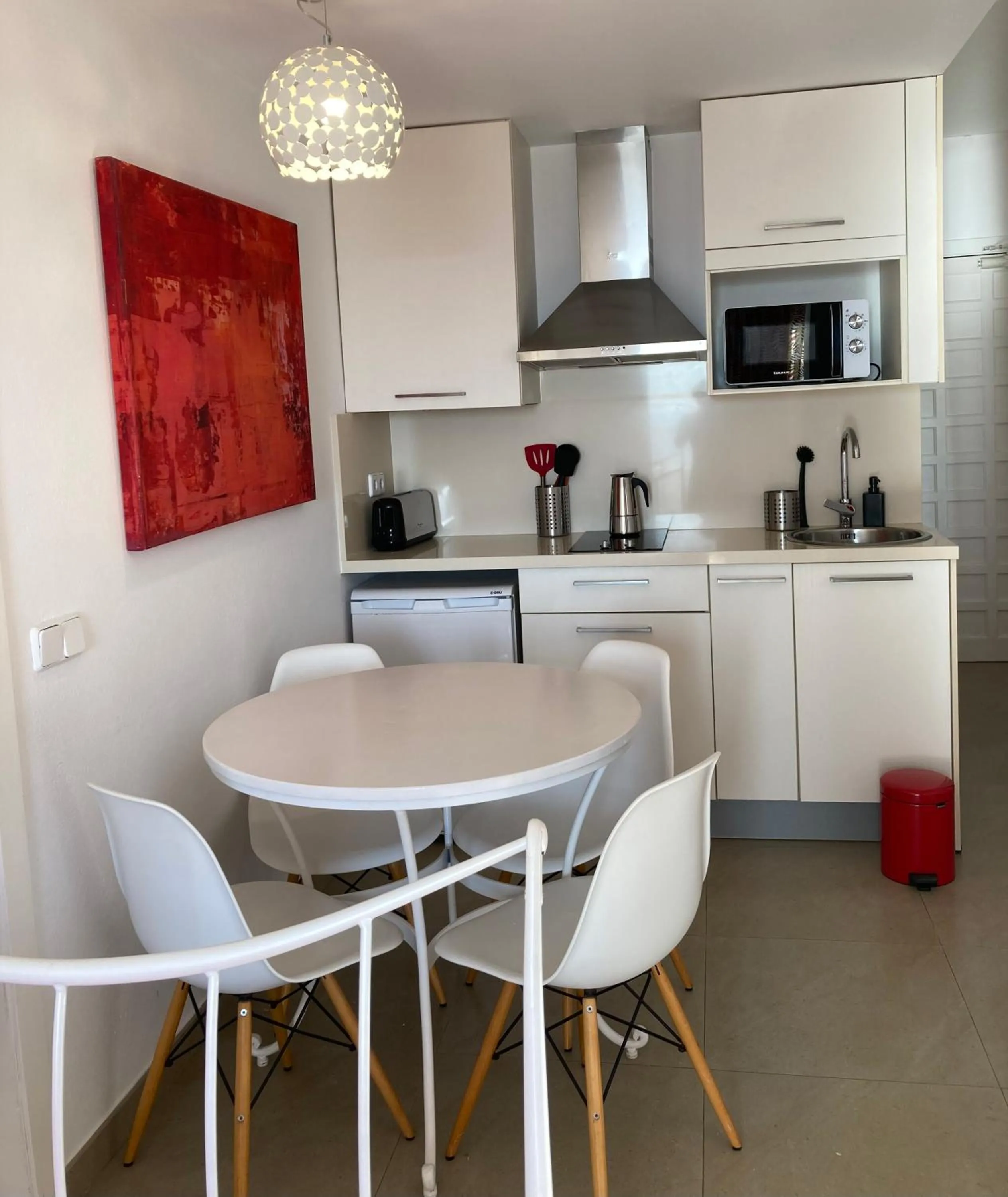 Kitchen or kitchenette in Boutique Apartments Poniente Playa