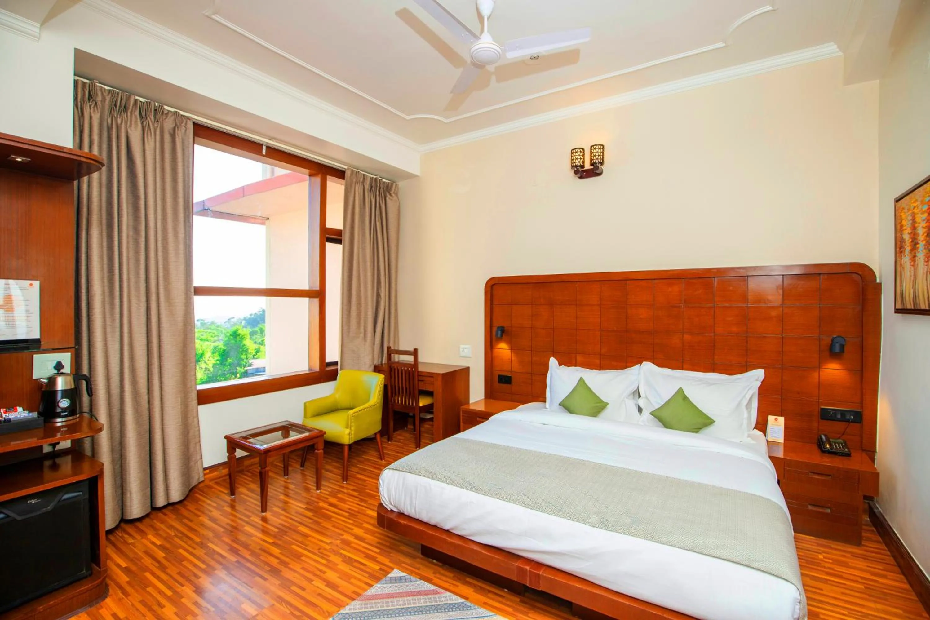 Bed in White Ridge Hotel