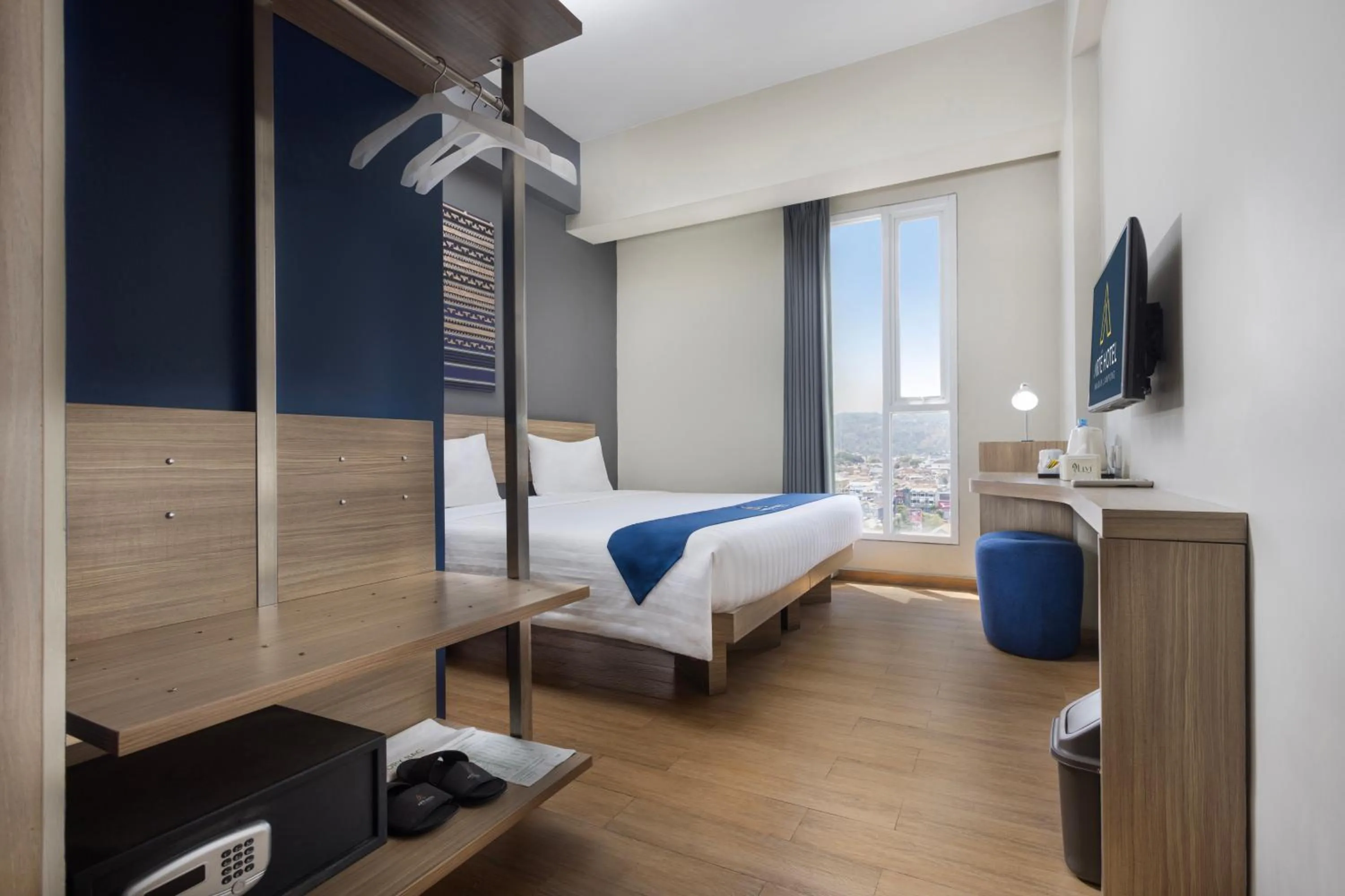 Bed in Arte Hotel Bandar Lampung