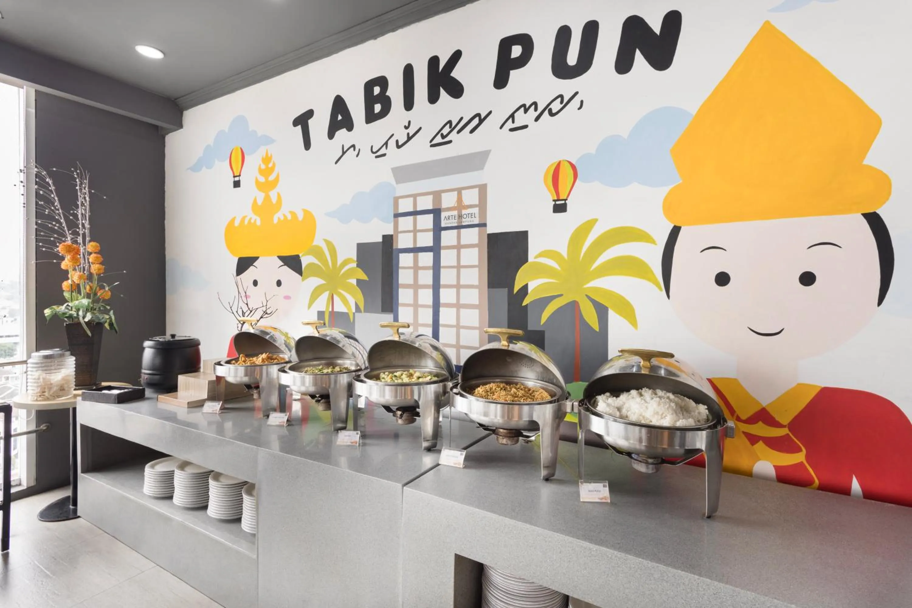 Restaurant/places to eat in Arte Hotel Bandar Lampung