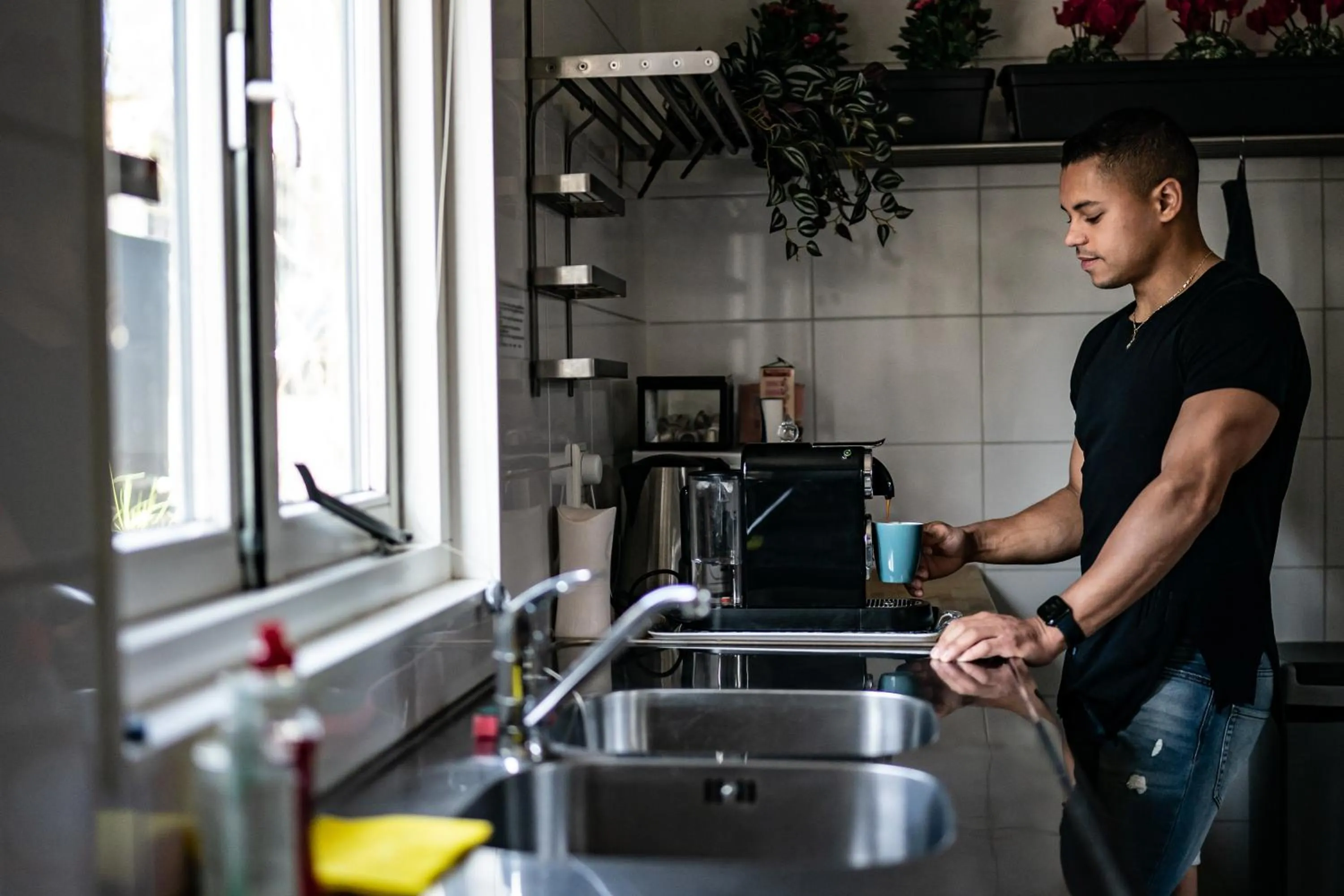 Coffee/tea facilities in Houseboat-Amsterdam