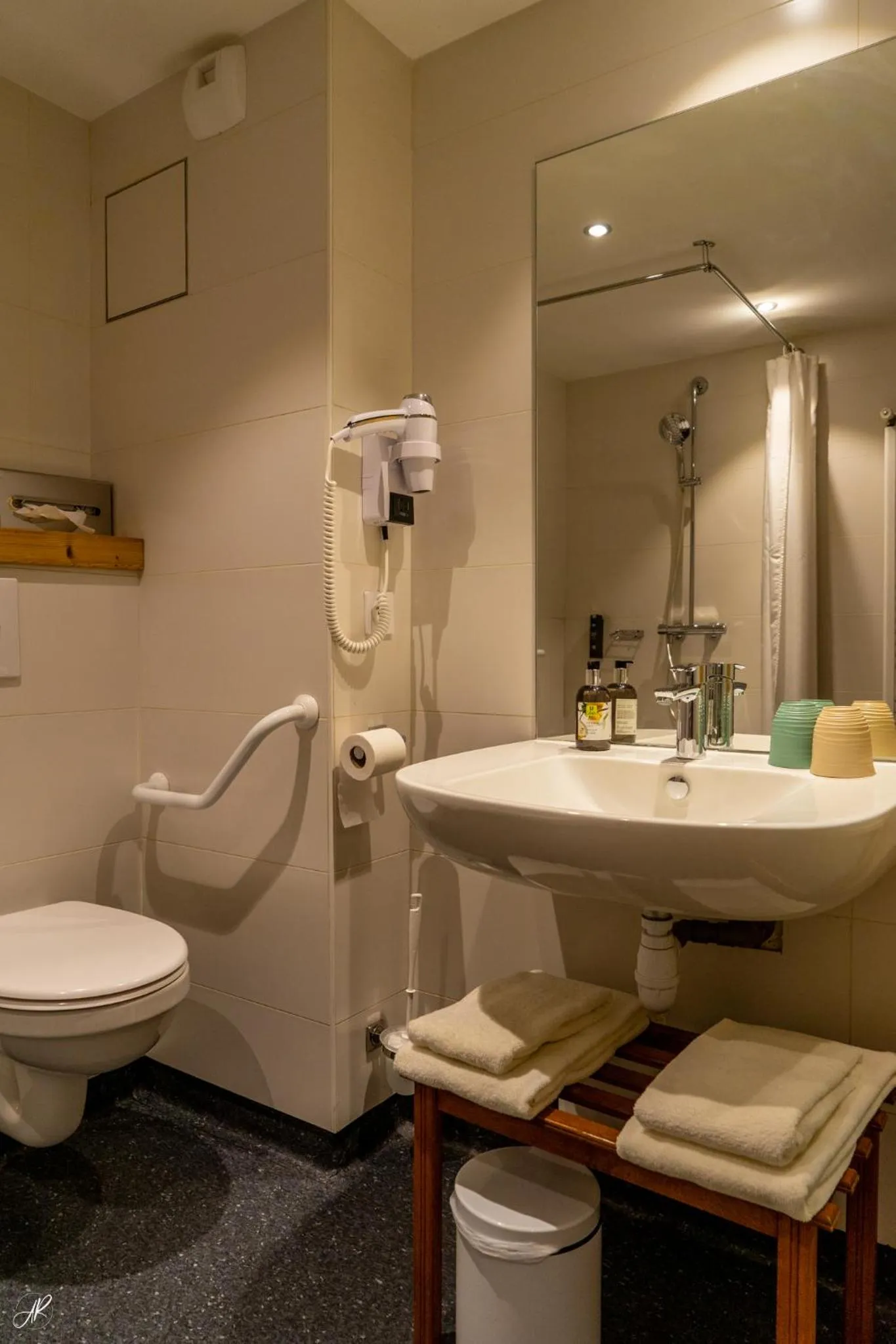 Toilet in Hotel Le Faranchin