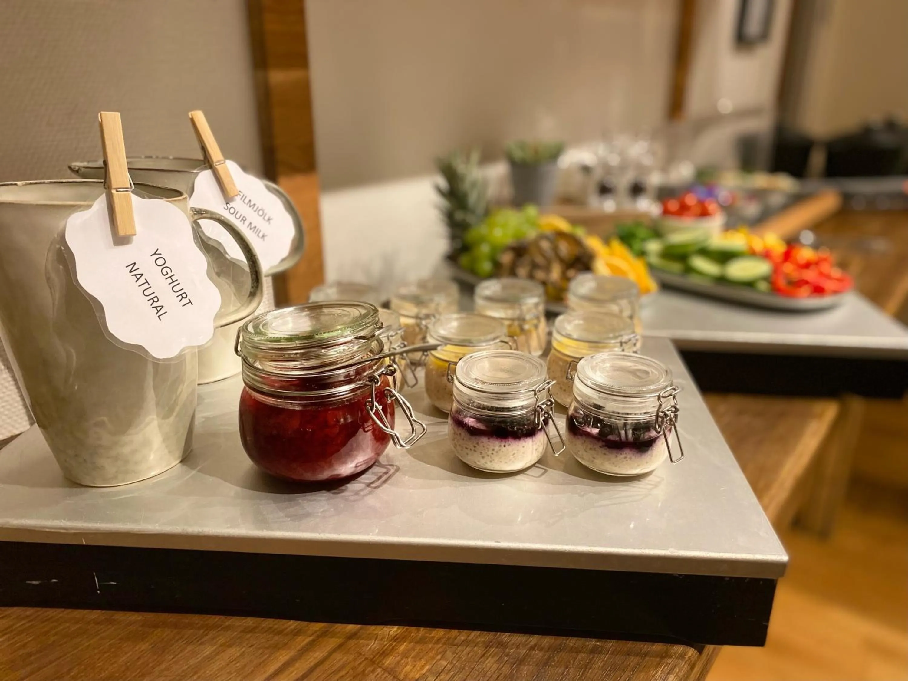 Buffet breakfast in Hotel Park Allé