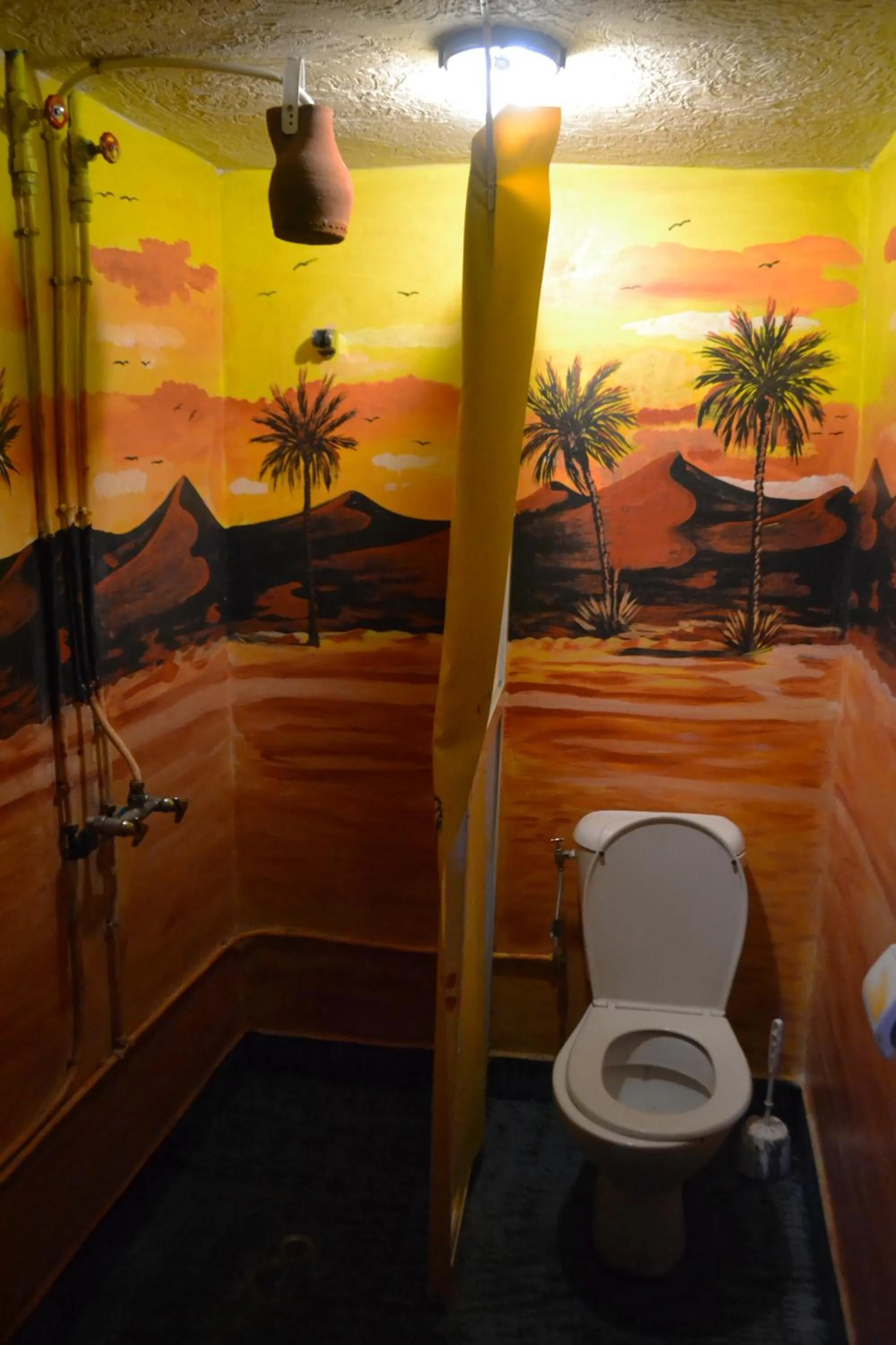 Toilet in Hôtel Amgoune