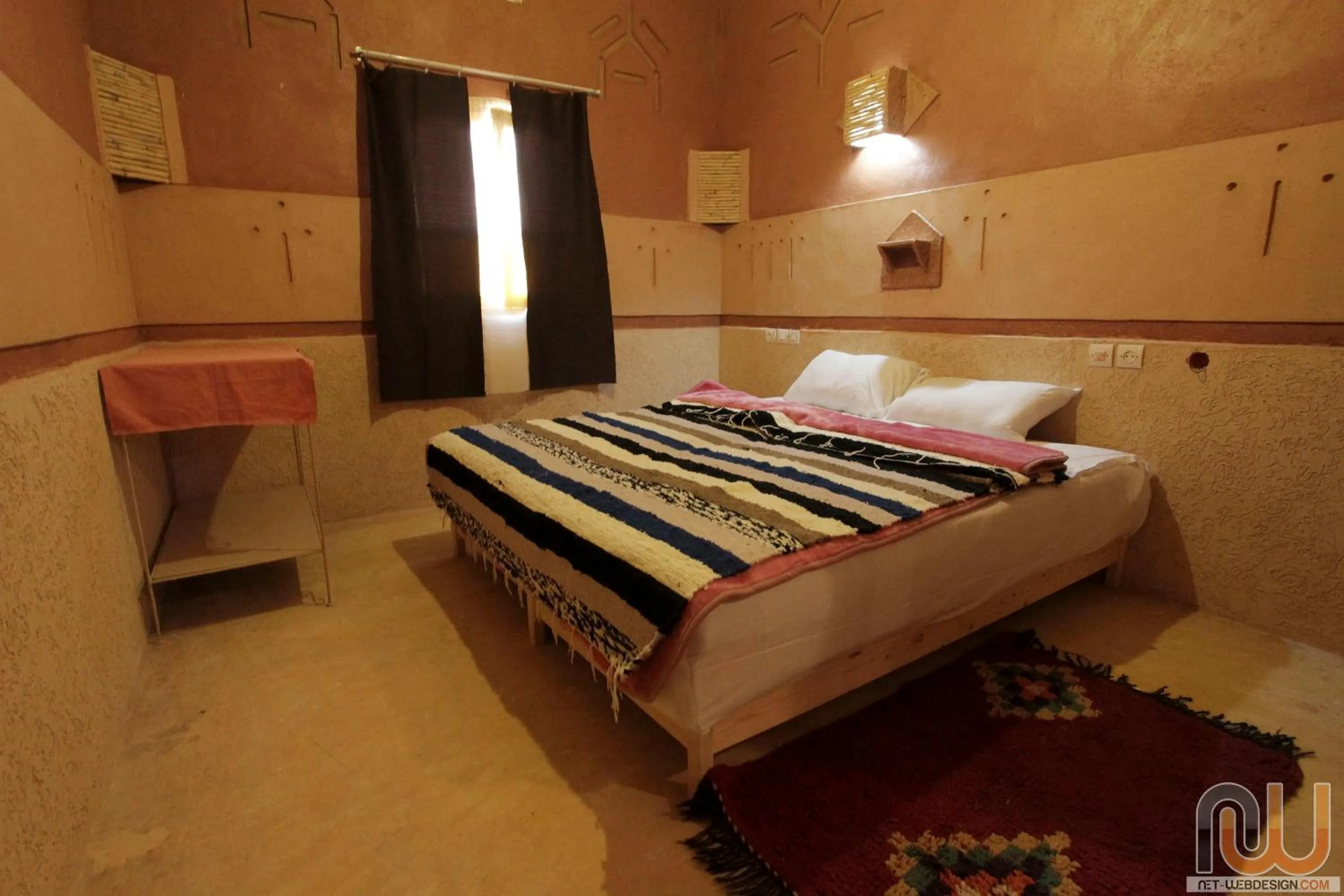 Bed in Hôtel Amgoune