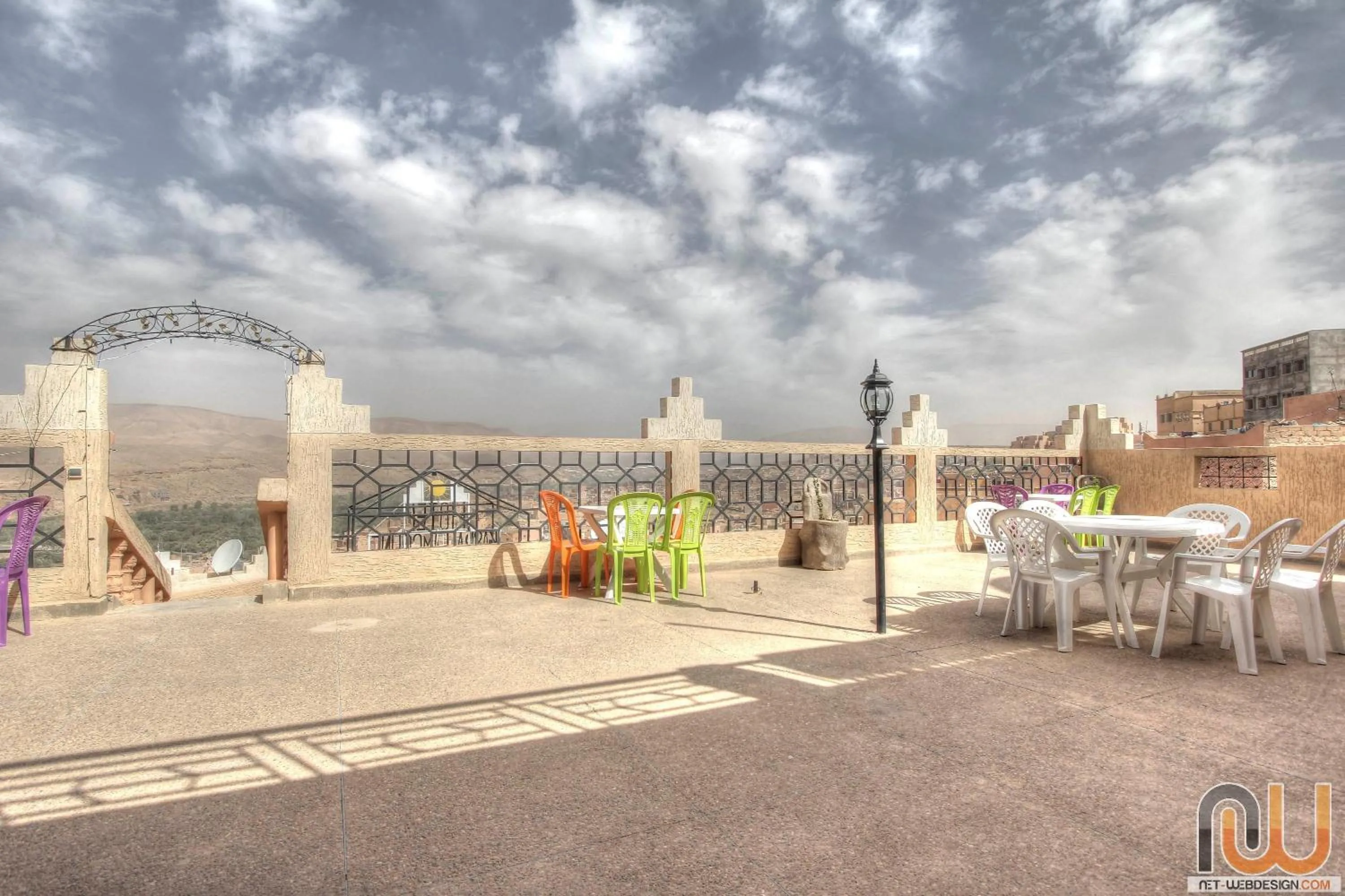 Balcony/Terrace in Hôtel Amgoune