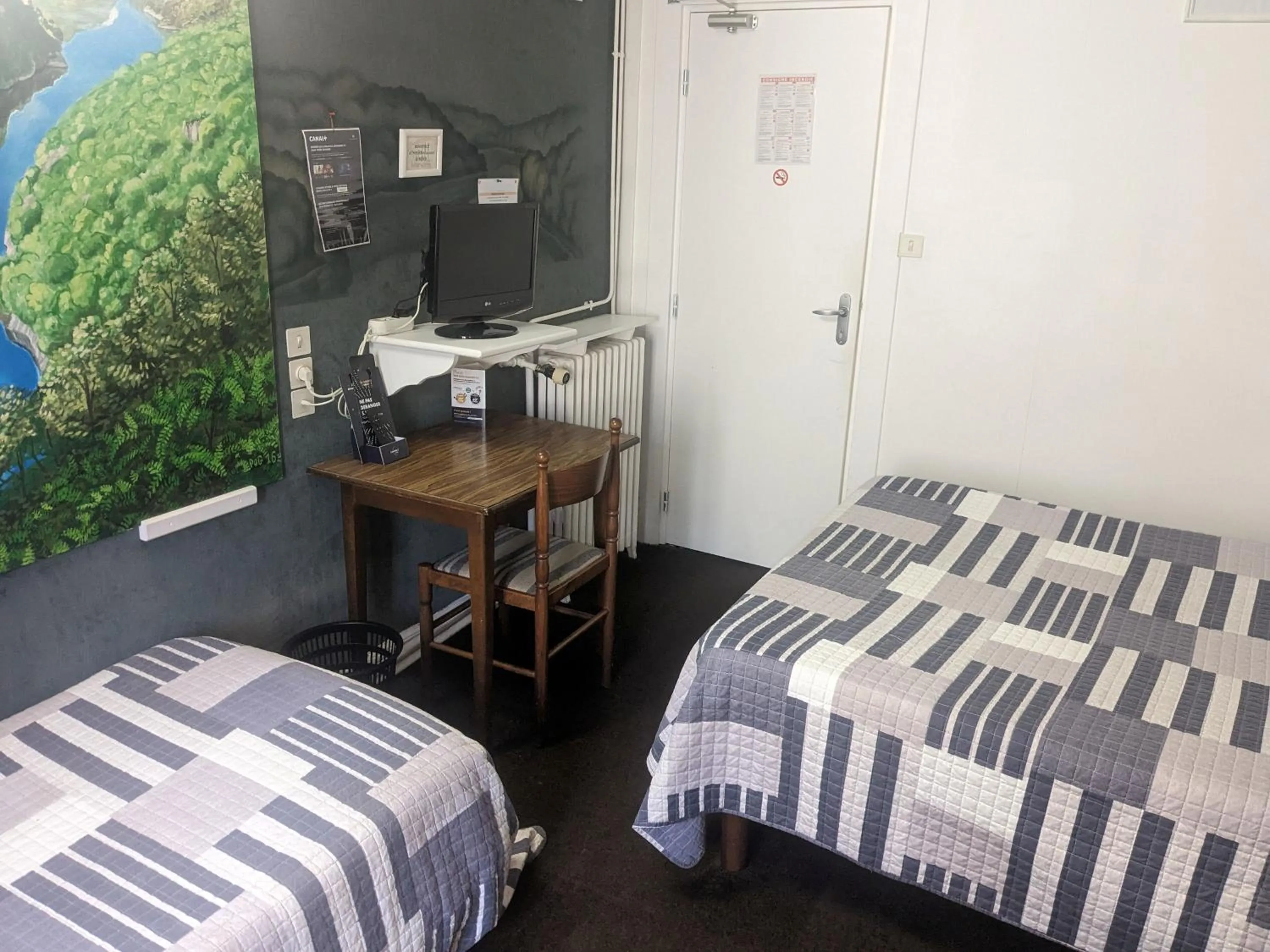 Bedroom, Bed in Hôtel Le Rider